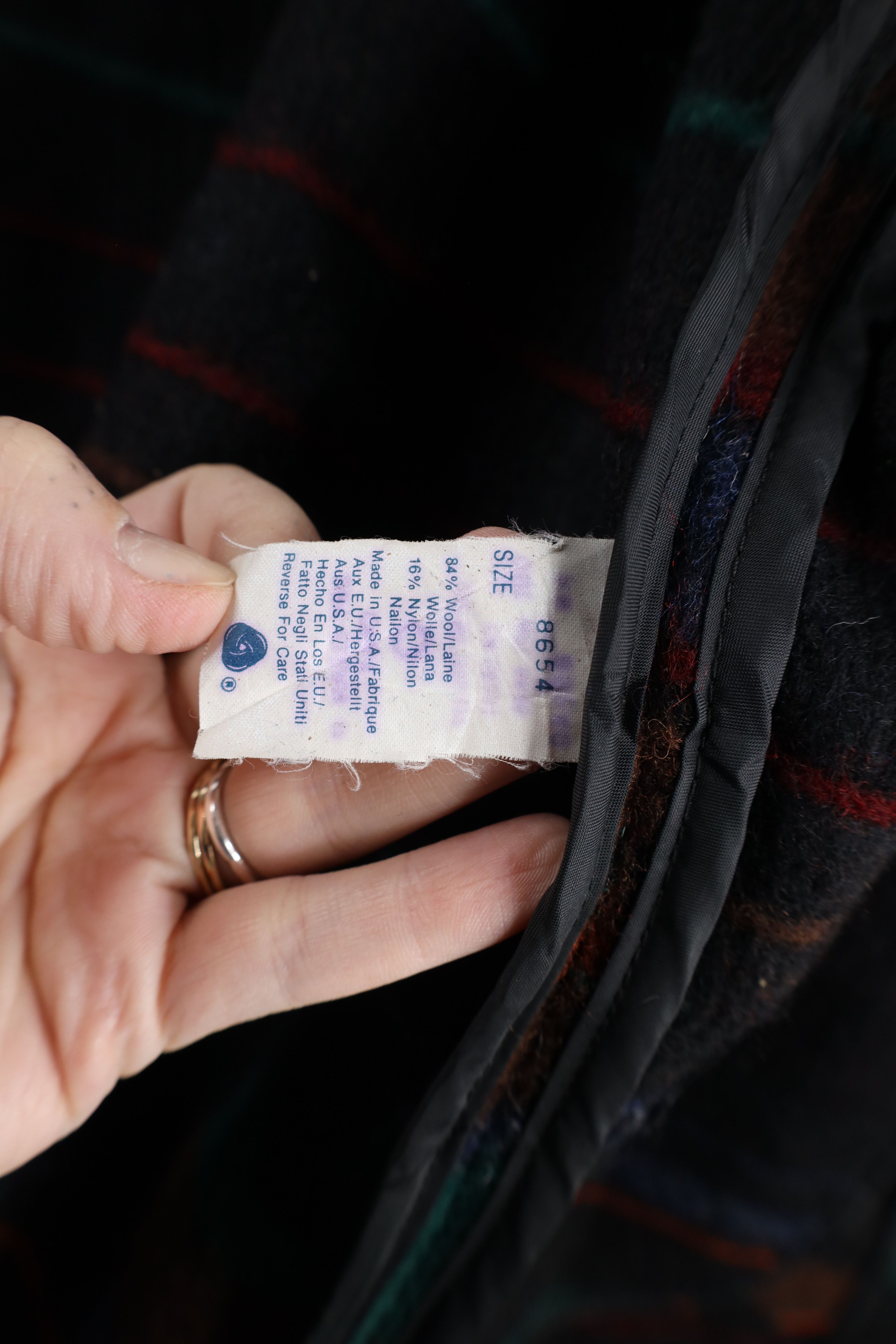 Vintage × Woolrich Woolen Mills Vintage 90s Woolrich Southwestern Wool Blanket Jacket USA Size M / US 6-8 / IT 42-44 - 9 Thumbnail