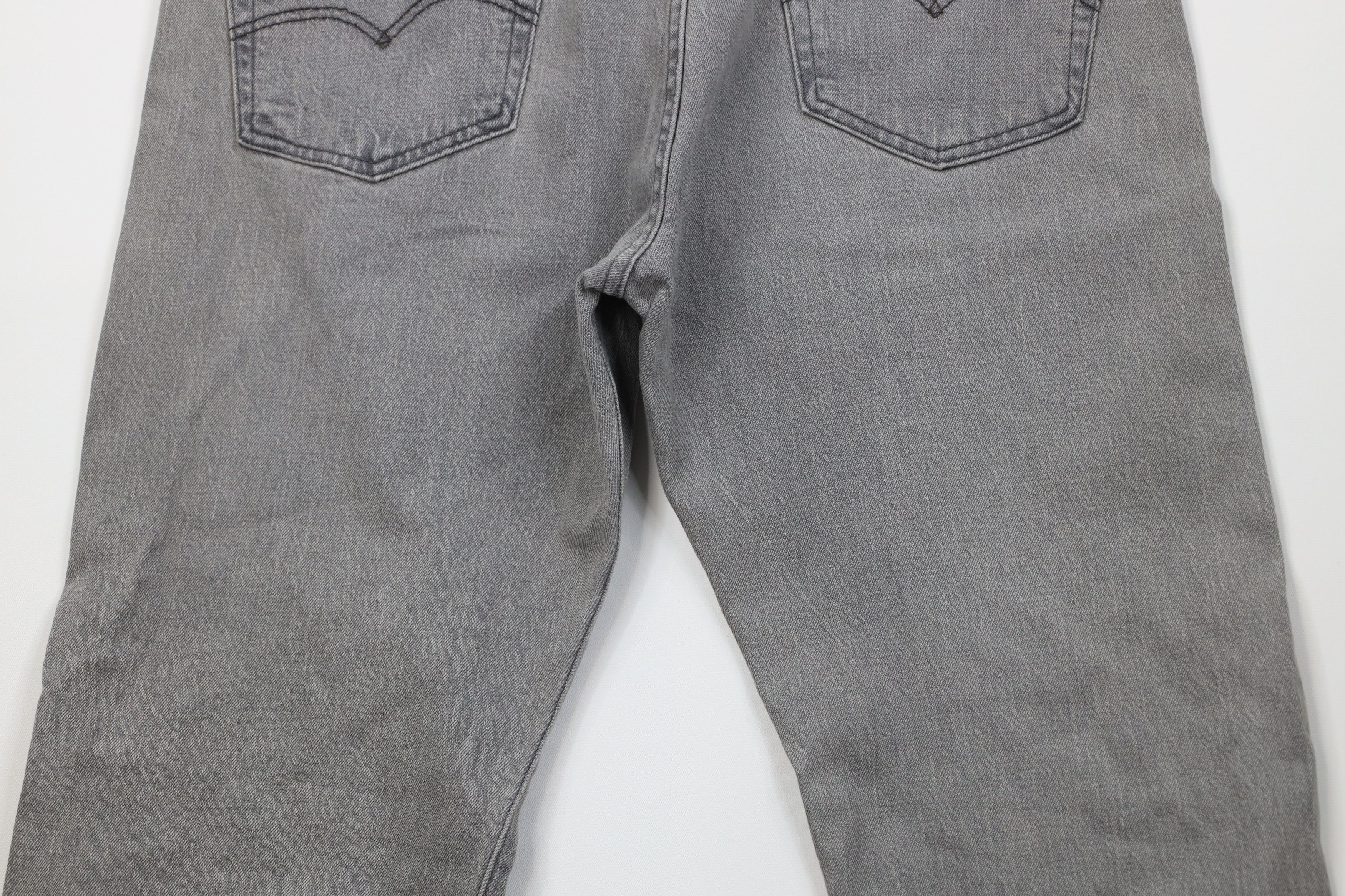 Levi's Vintage Y2K Levis 505xx Fly Regular Straight Leg Jeans Gray Size US 36 / EU 52 - 11 Thumbnail
