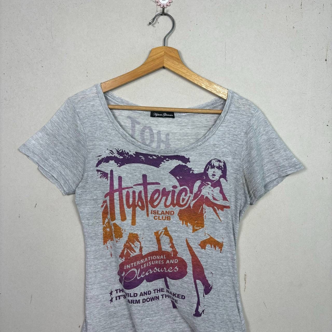 Hysteric Glamour HYSTERIC GLAMOUR Vintage Y2k “Too Hot To Handle” T-Shirt Size XL / US 12-14 / IT 48-50 - 3 Thumbnail