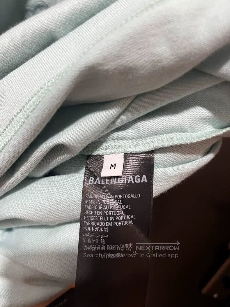 Balenciaga Balenciaga Solid Color Embroidered Logo Short Sleeve T-Shi Size US M / EU 48-50 / 2 - 7 Thumbnail