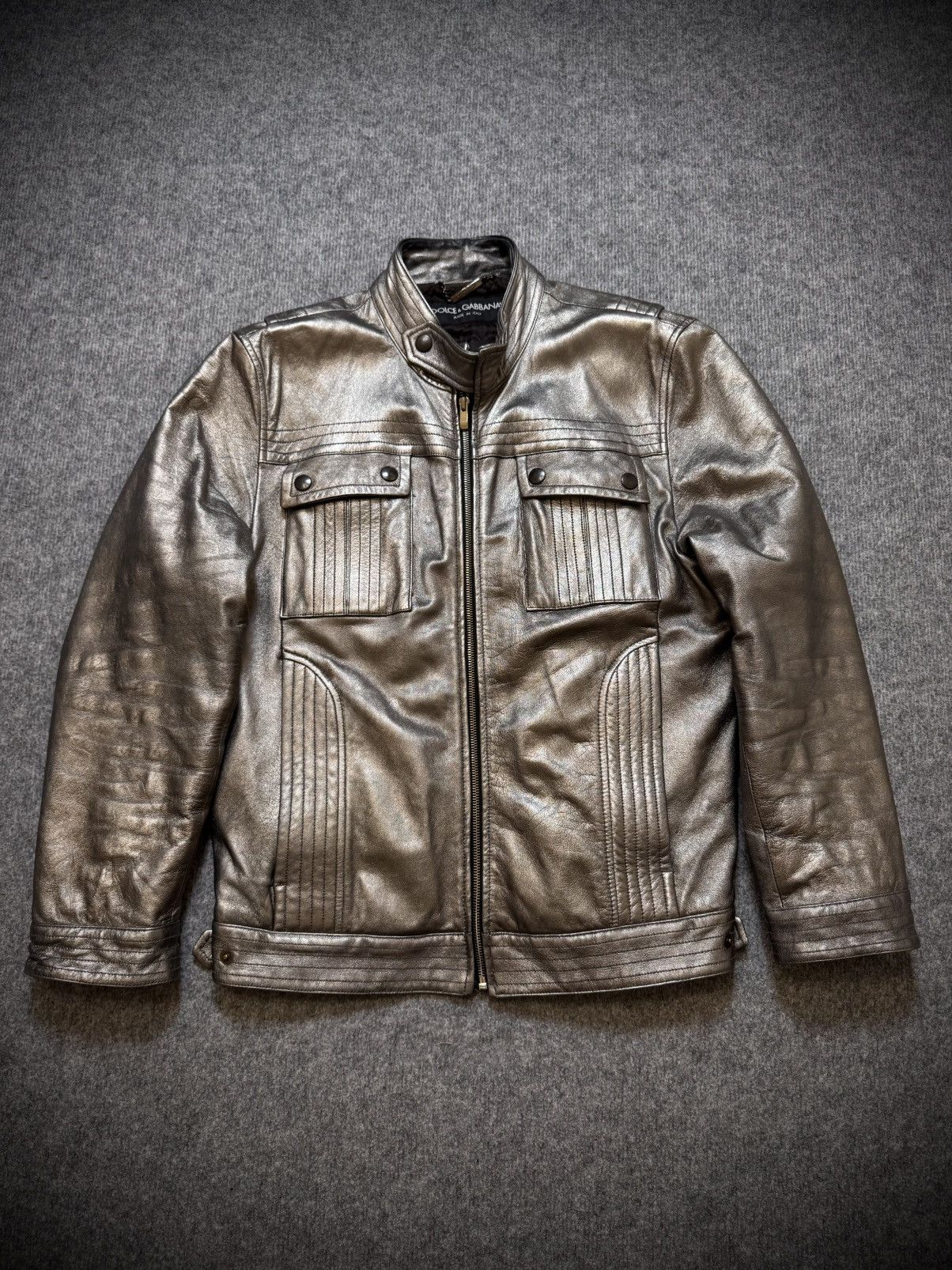 Men's Dolce & Gabbana Leather Jackets | Grailed