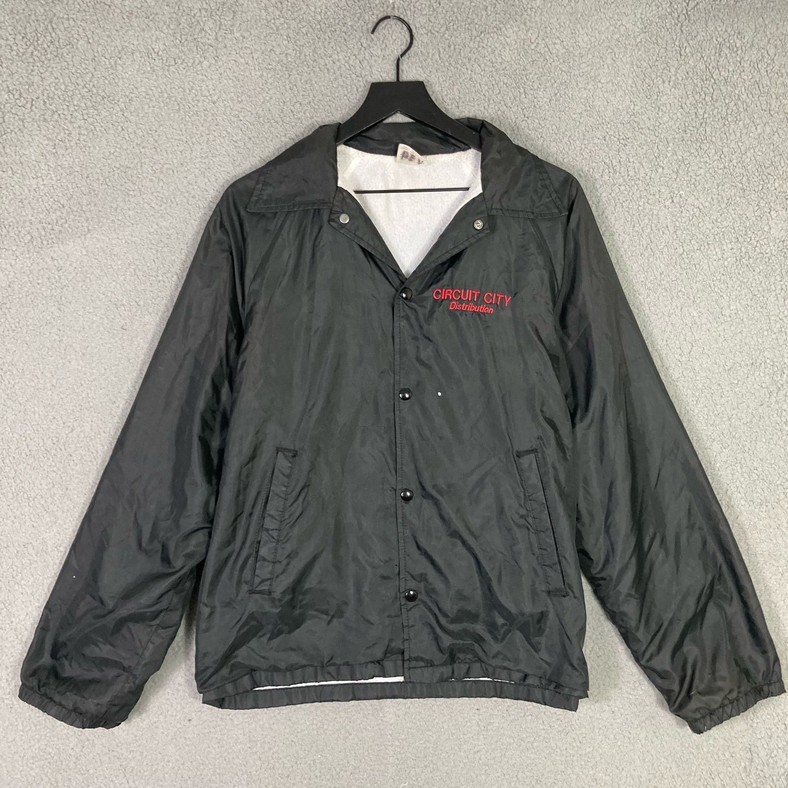 Vintage Vintage Circuit City Coach Jacket Red Nylon Unisex M Size US M / EU 48-50 / 2 - 5 Thumbnail