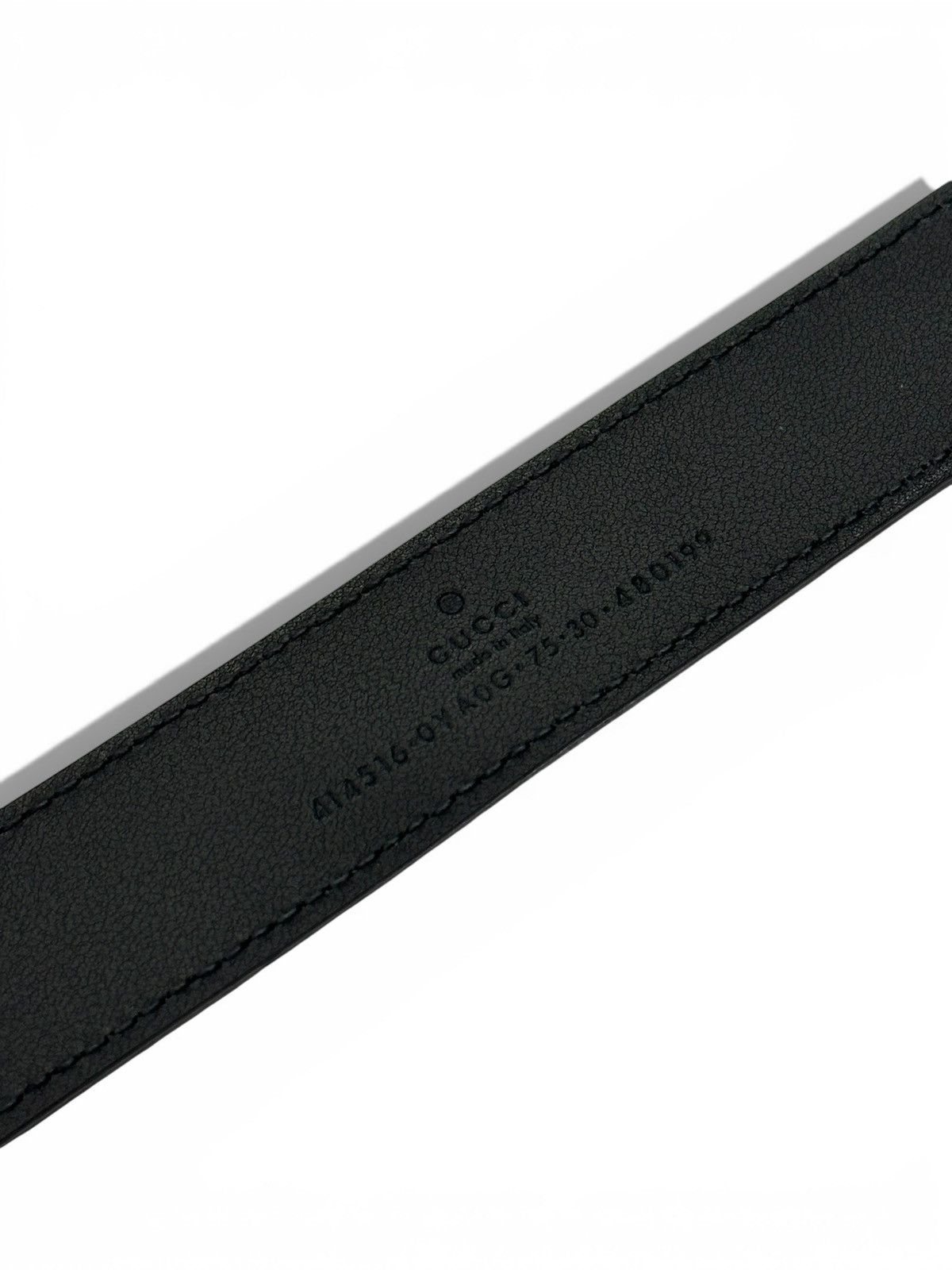 Gucci Gucci Black Gold GG Buckle Belt Size ONE SIZE - 7 Thumbnail