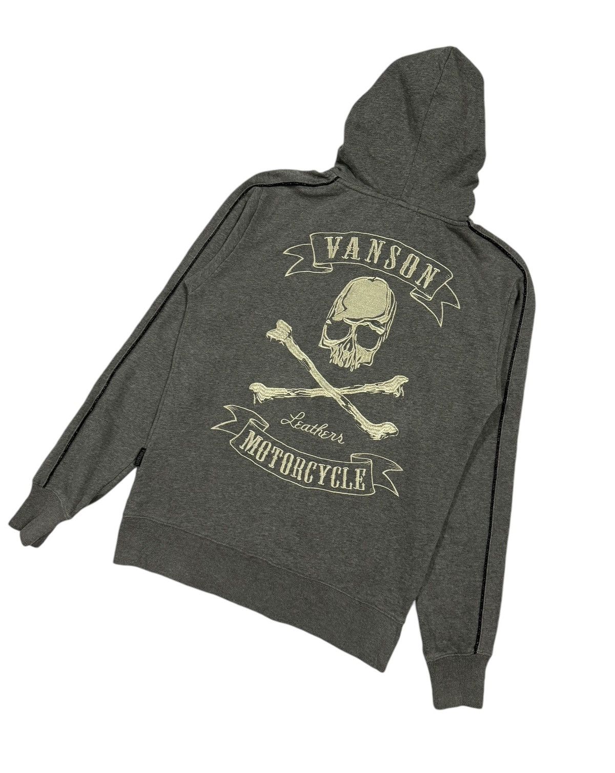 Japanese Brand × Vanson Leathers Vanson Leather Motorcycle SKull Embroidery Logo Zipper Size US S / EU 44-46 / 1 - 10 Thumbnail