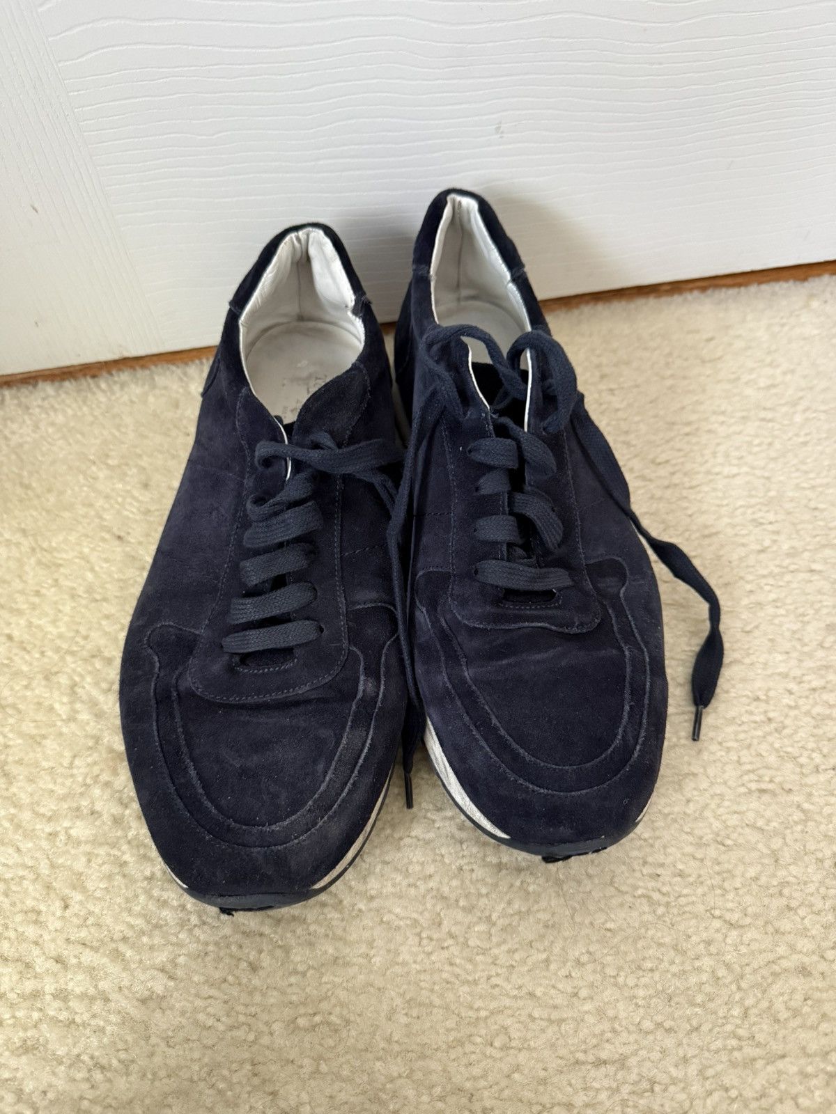 To Boot New York Men's shoes TO BOOT NEW YORK Forest Blue Soft Suede Sneaker Size US 10 / EU 43 - 11 Thumbnail