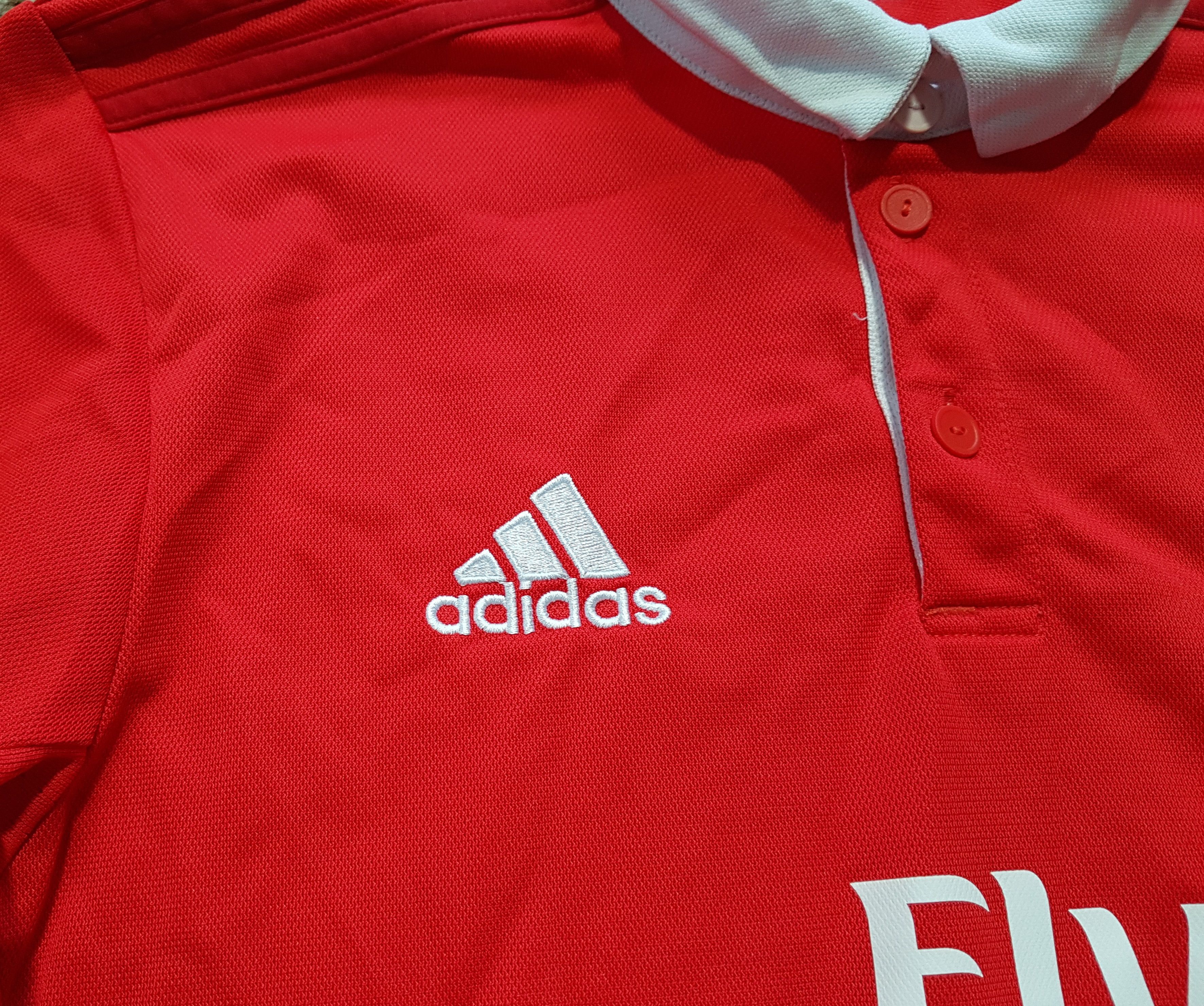 Adidas Adidas Benfica 2017-18 Home Soccer Football Jersey sz S Size US S / EU 44-46 / 1 - 5 Thumbnail