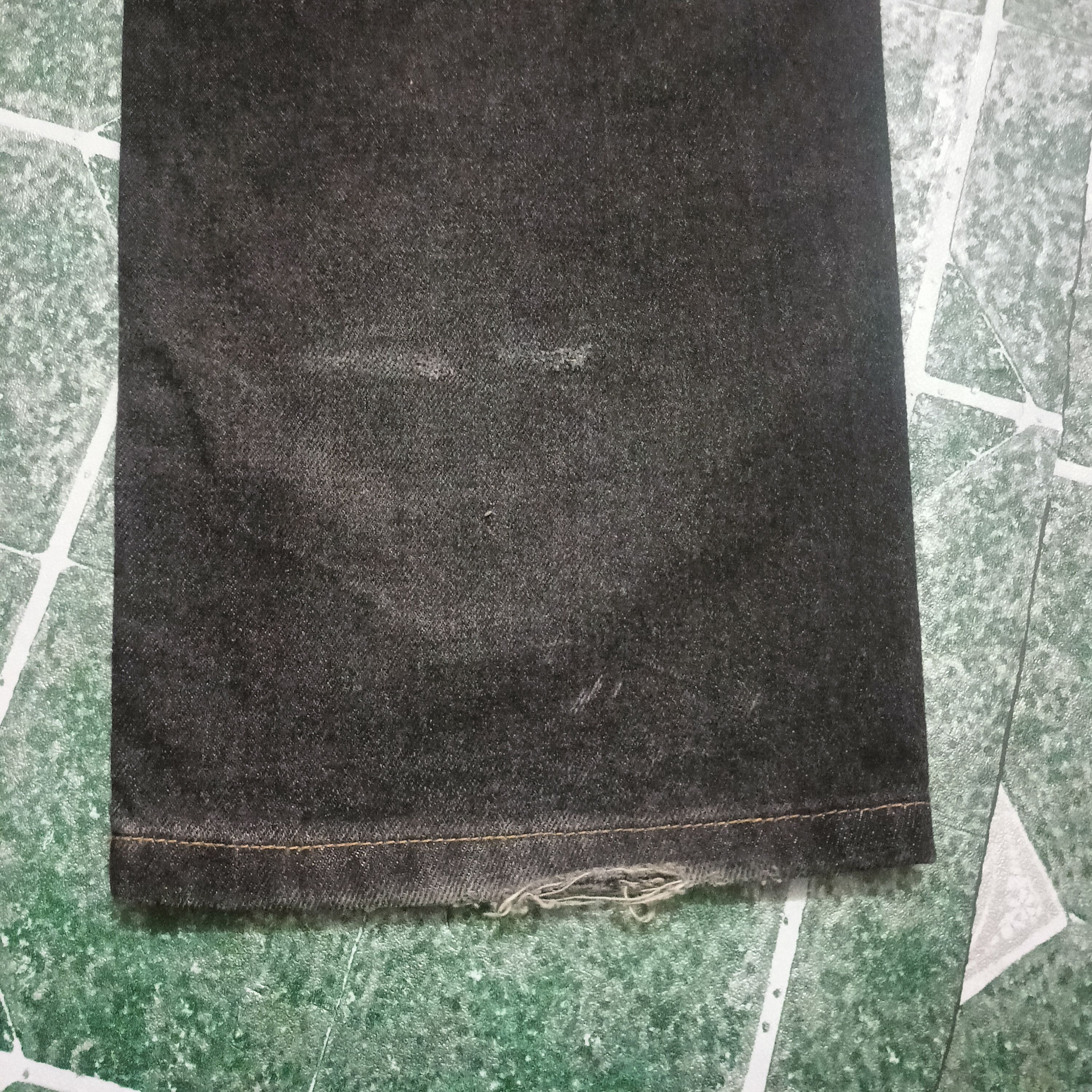 Japanese Brand Cezer baggy black Jeans embroidered pocket Size US 32 / EU 48 - 14 Thumbnail