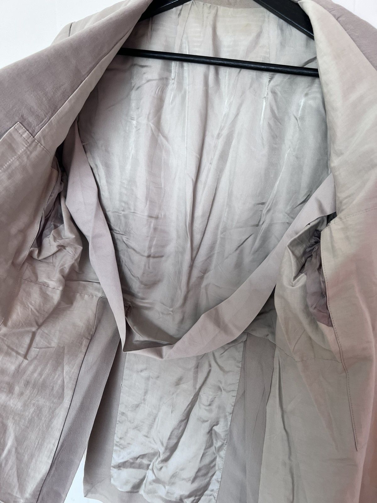 Rick Owens Rick Owens Pearl Silk Blazer Size XXL / US 16-18 / IT 52-54 - 6 Thumbnail