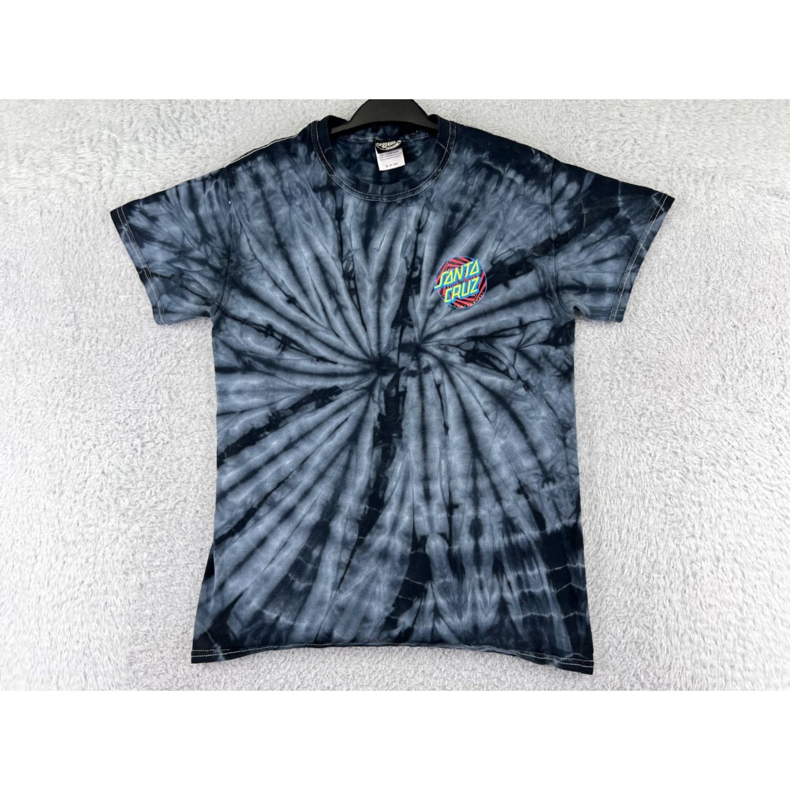 Vintage Santa Cruz Shirt Mens Small Gray Black Tie Dye Short Sleeve Crew Neck Skate Shirt Mens Small Gray Black Tie Dye Crew Neck Skate Santa Cruz Shirts Size US S / EU 44-46 / 1 - 2 Thumbnail