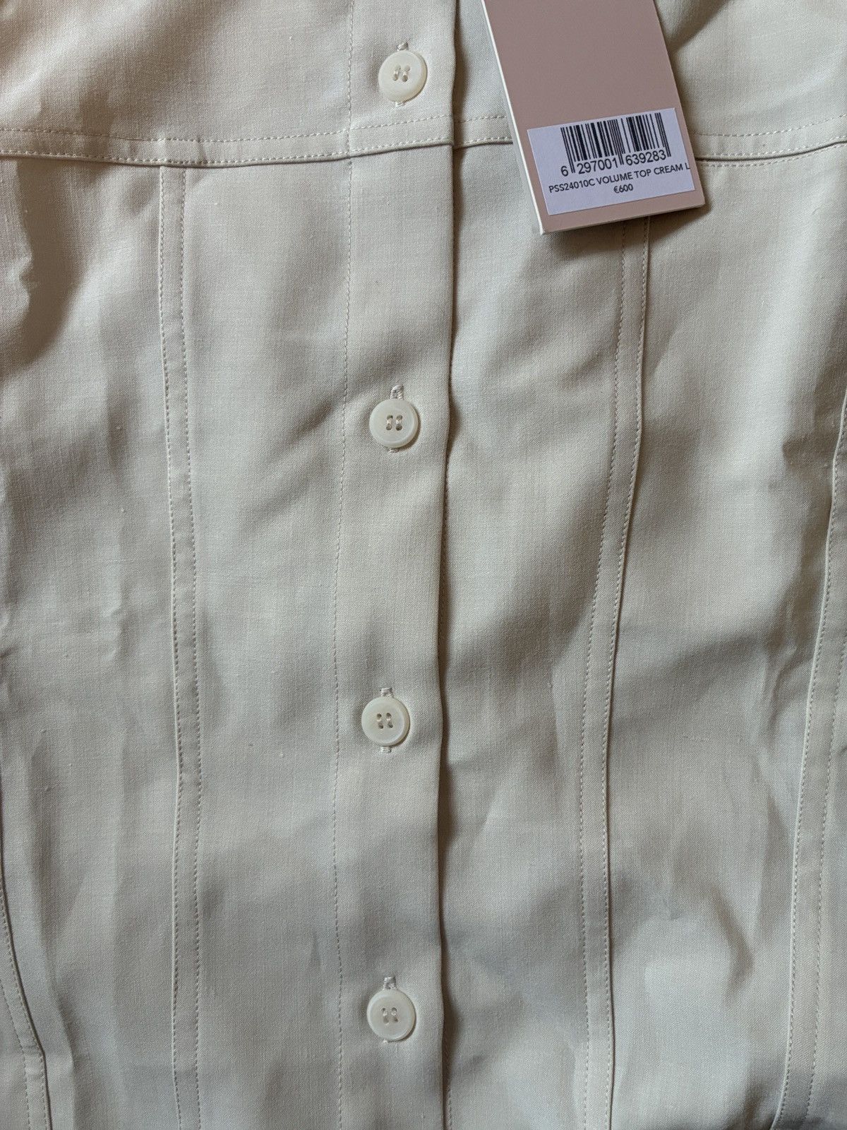 Other Abadia Ethnic Cream Button Up Shirt Size L / US 10 / IT 46 - 8 Thumbnail