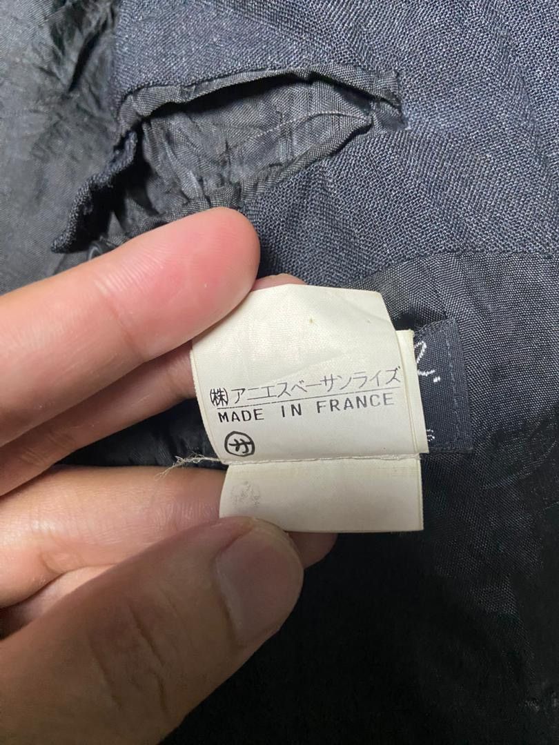 agnes b. AGNES B. HOMME Multi pocket Outerwear Blazer (136) Size US XXS / EU 40 - 9 Thumbnail