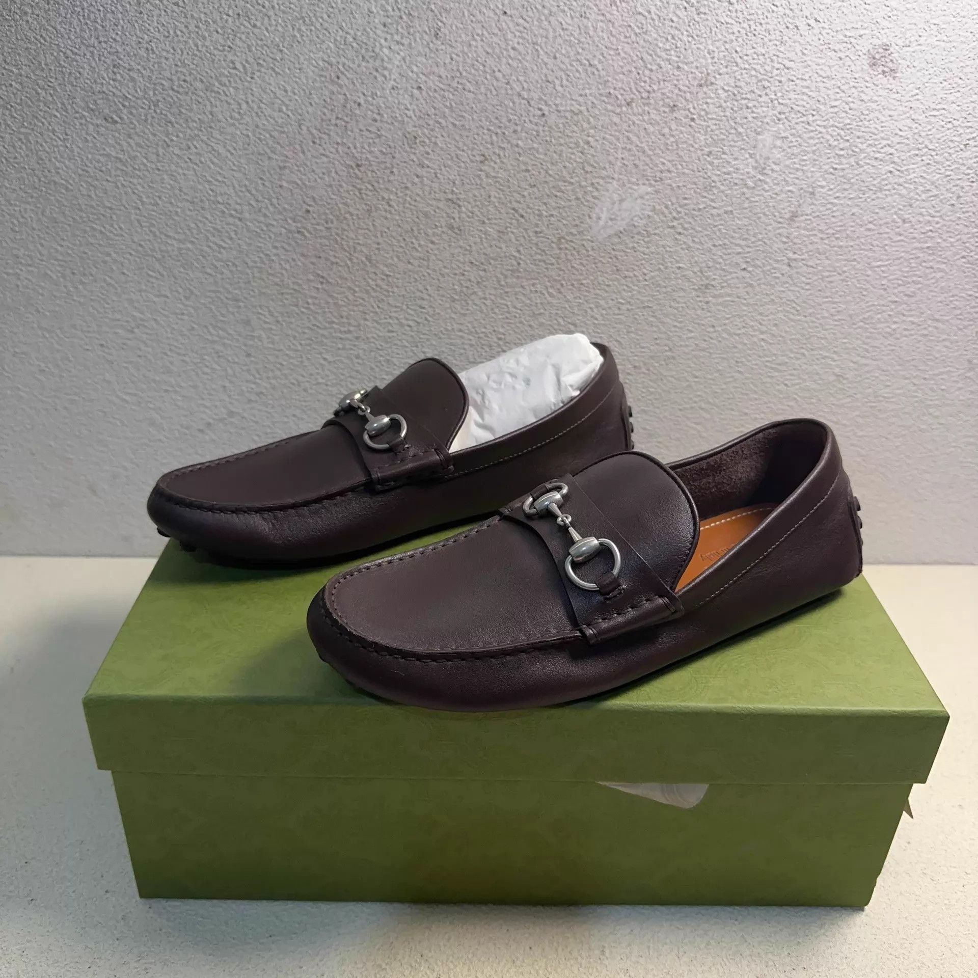 Gucci GUCCI Horsebit Loafer Men's Brown Leather 41 Size US 8 / EU 41 - 1 Thumbnail