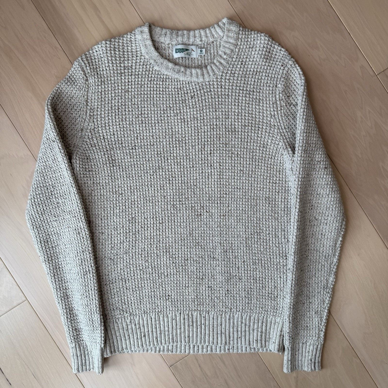 Other Wellen Recycled Cotton Headlands Sweater Medium Cream Size US M / EU 48-50 / 2 - 3 Thumbnail
