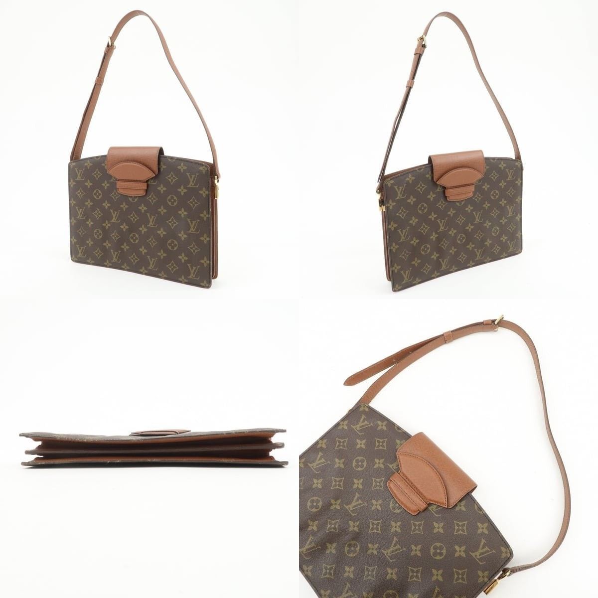 Louis Vuitton Louis Vuitton Monogram Courcelles Shoulder Bag Size ONE SIZE - 3 Thumbnail