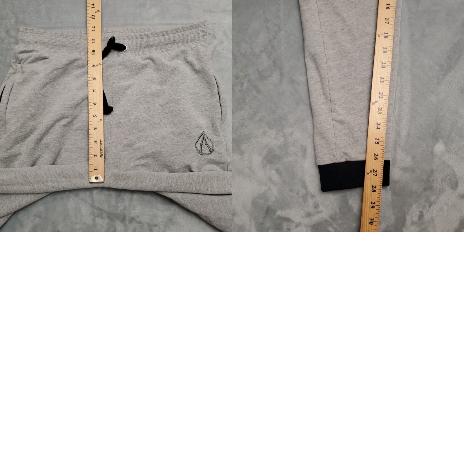 Champion VINTAGE Jogger Pants Men XL Gray Draw String Elastic Waist Sweats Running Cotton Spandex Size US 36 / EU 52 - 8 Thumbnail