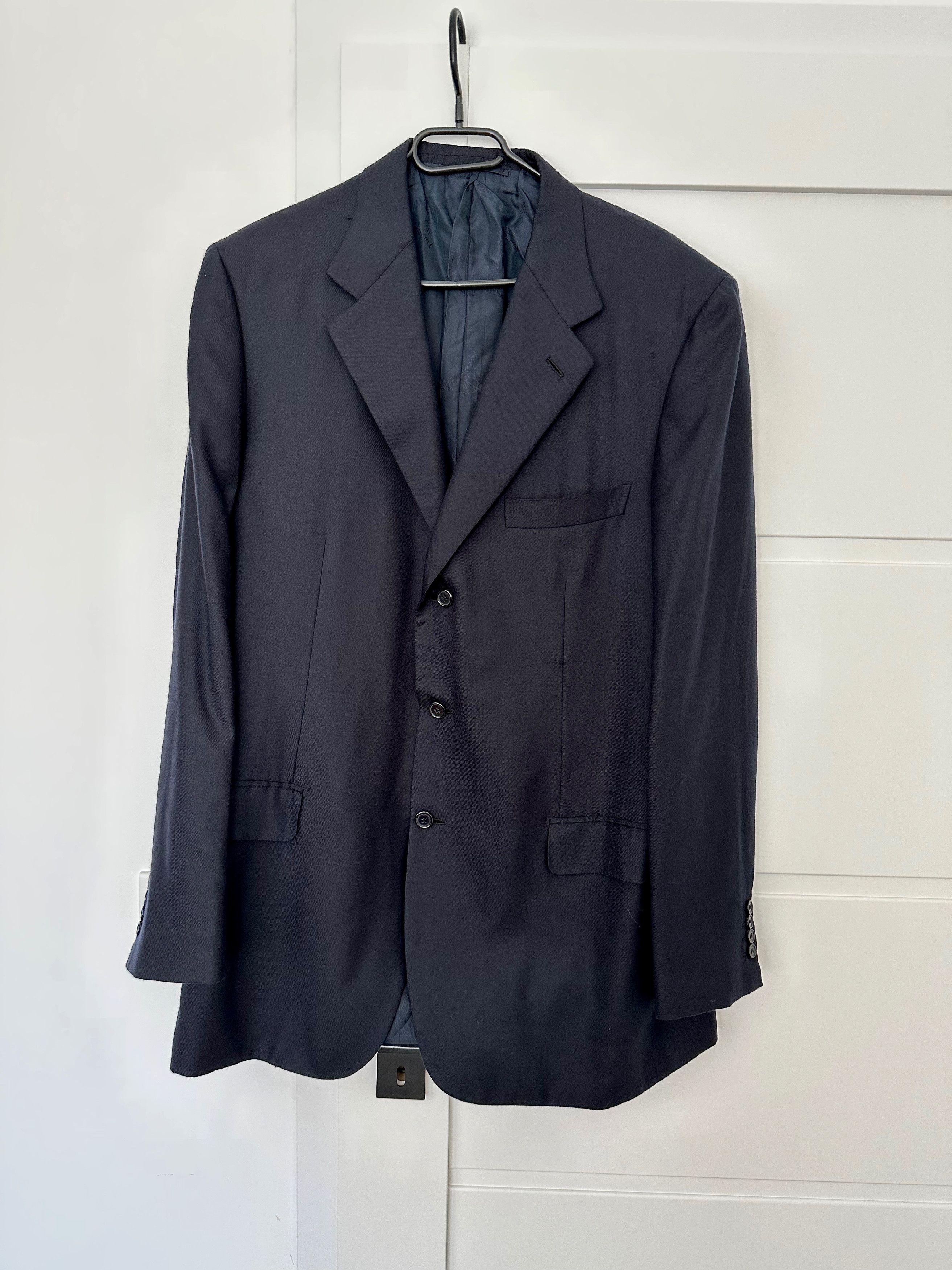 Brioni tailored check-print blazer - Blue