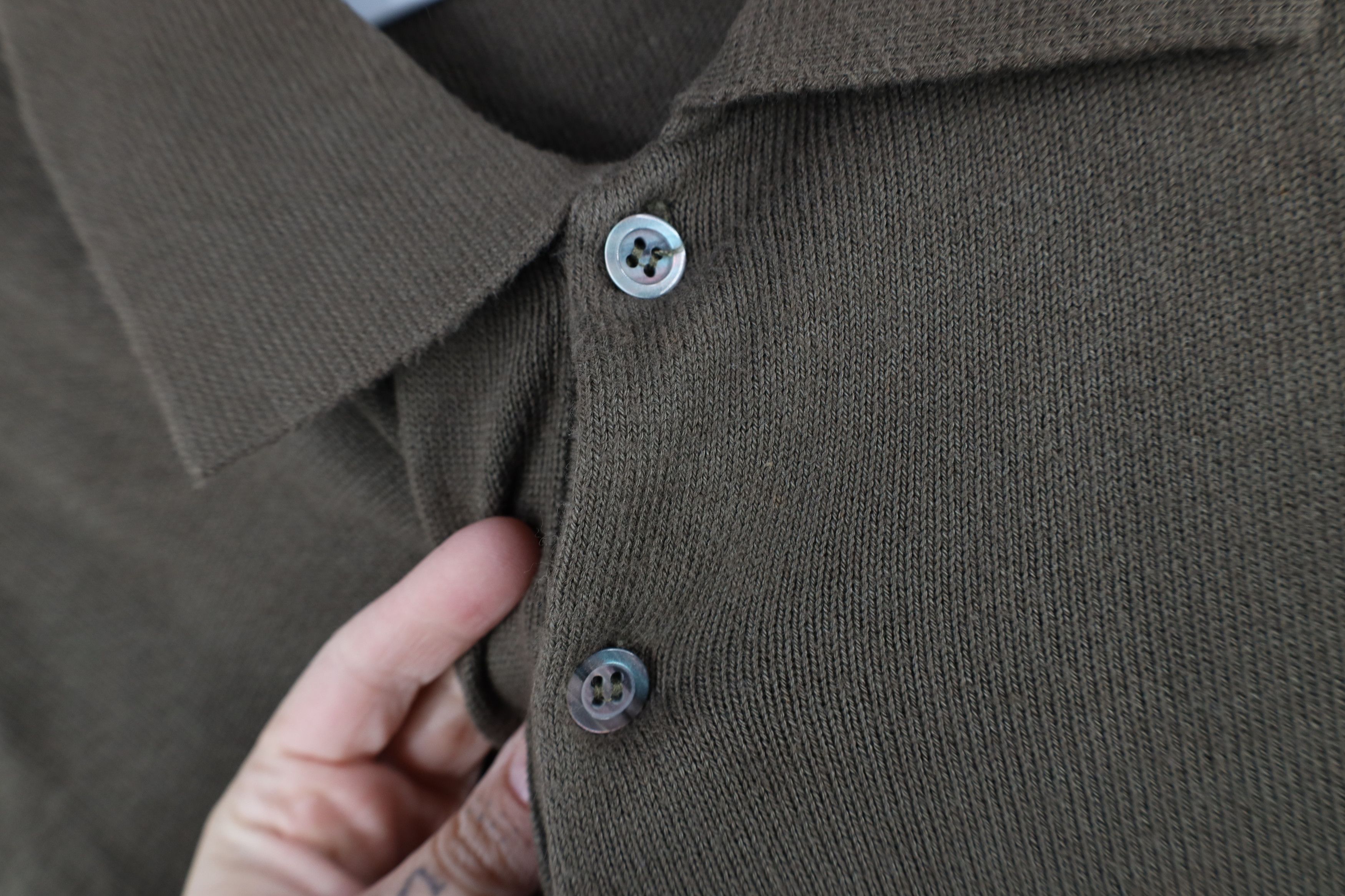 Vintage Vintage 90s Streetwear Knit Collared Pullover Polo Brown Size US XL / EU 56 / 4 - 4 Thumbnail