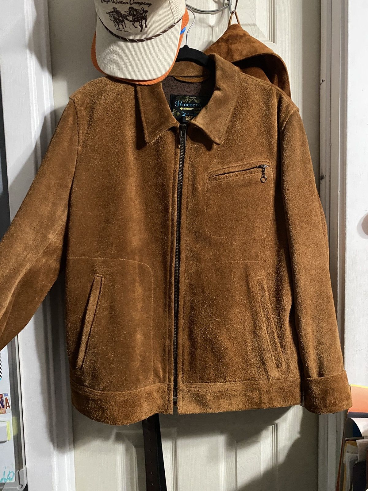 Schott Schott Perfecto 375 Rough Out Suede Jacket Size US M / EU 48-50 / 2 - 1 Thumbnail
