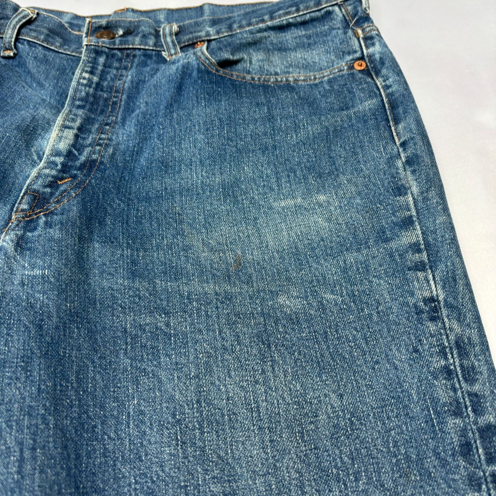 Levi's Vintage 70s Levi's 517 0217 Jeans Men's 36x28 Talon Flare Size US 36 / EU 52 - 13 Thumbnail