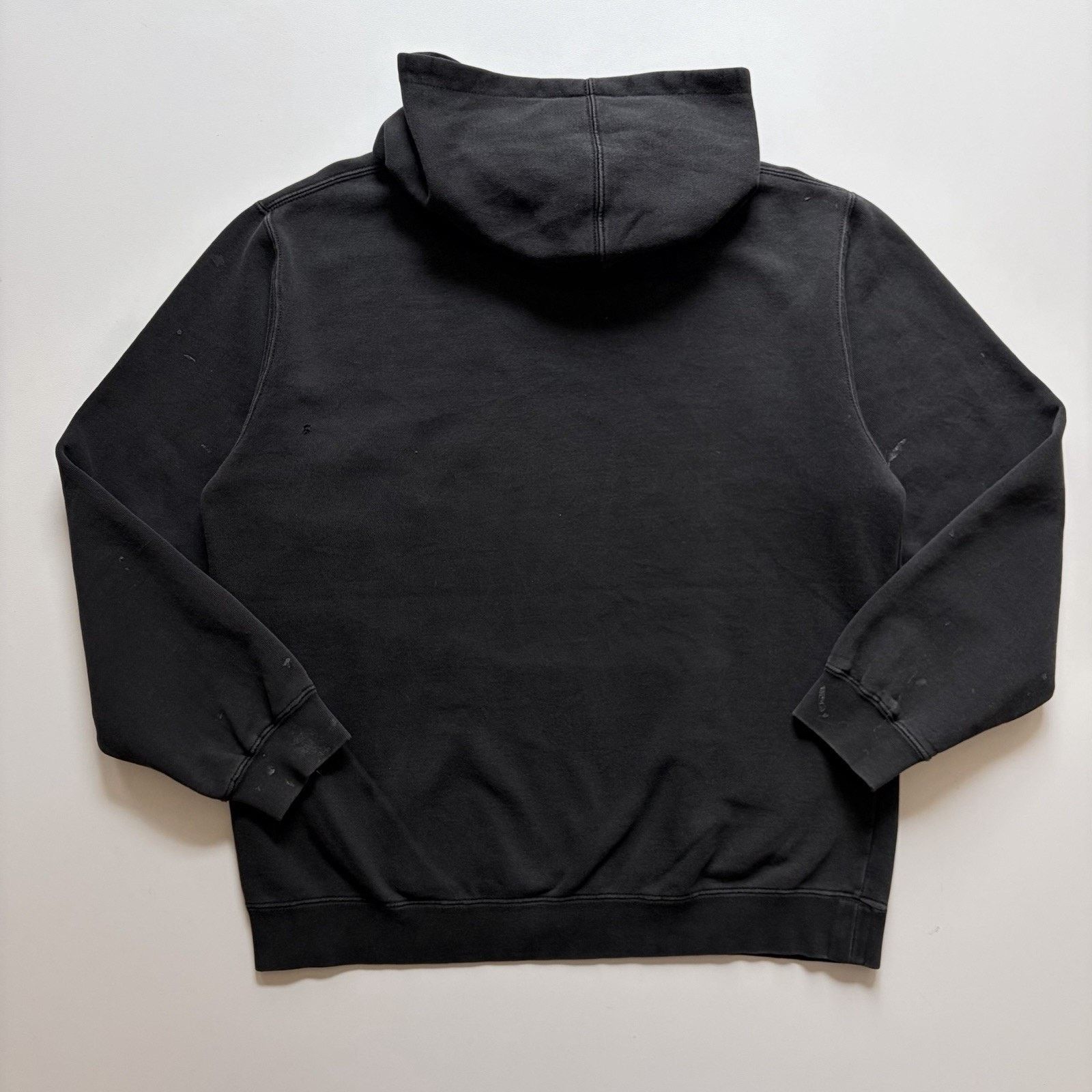 Vintage Y2K DC Shoes Hoodie XL Faded Black Y2K Skateboarding