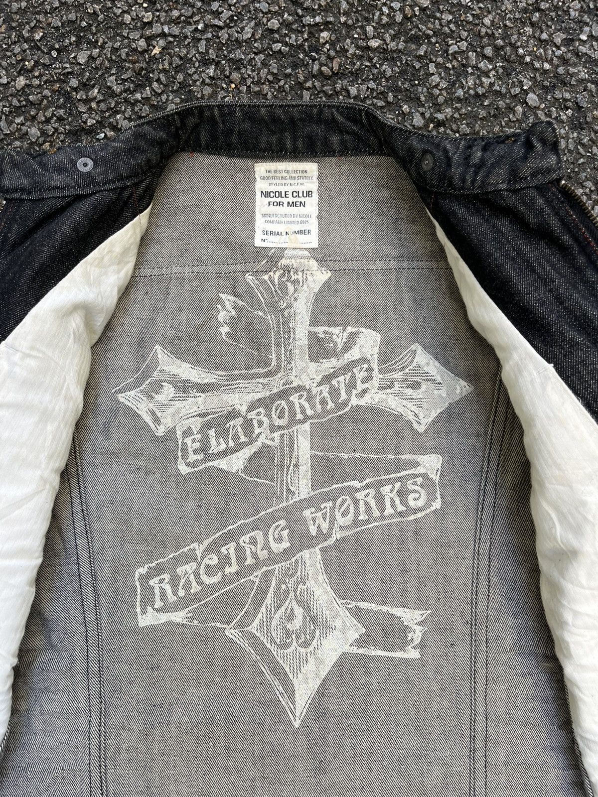 14th Addiction Nicole Club For Men Denim Jacket Punk Styled Size US S / EU 44-46 / 1 - 7 Thumbnail