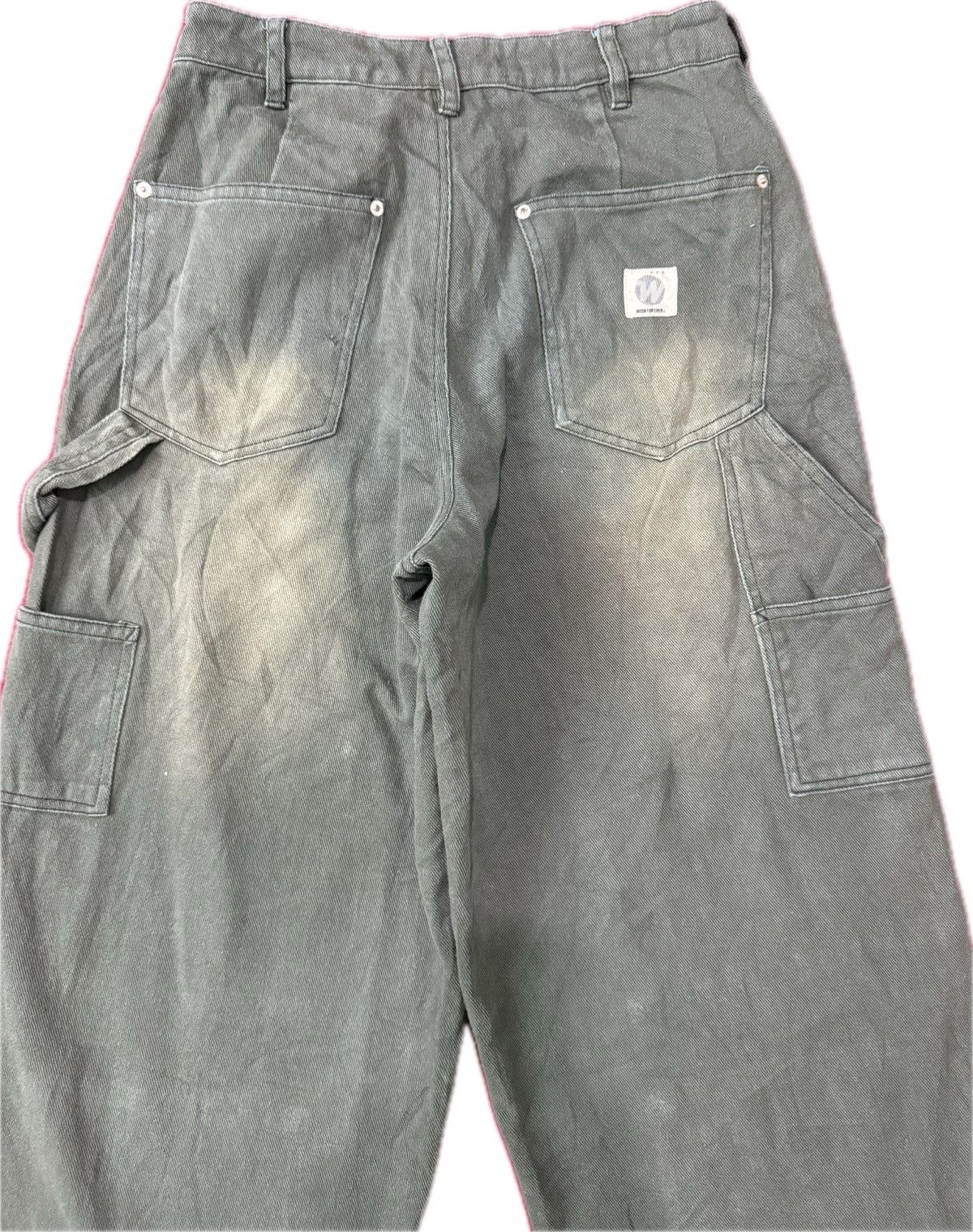 Wish Me Luck Baggy Style Japanese Brand Wish Forever Pants Double Knee Size US 29 - 8 Thumbnail