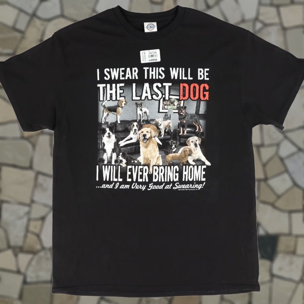 Vintage Big Fish Sportswear Last Dog Bring Home Solid T-Shirt Black Men's L Size US L / EU 52-54 / 3 - 1 Thumbnail
