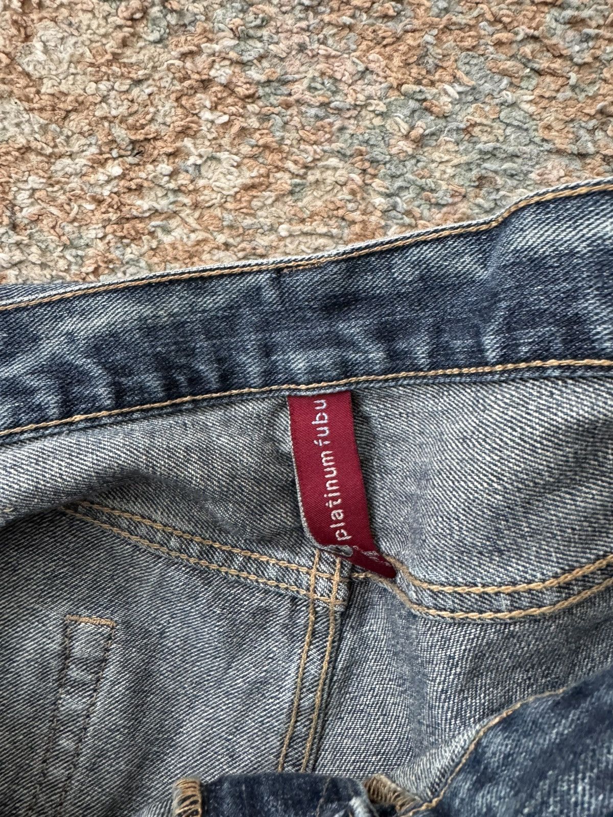 Fubu VTG Fubu Baggy Y2K Jean Shorts FADED 38 Size US 34 / EU 50 - 8 Thumbnail