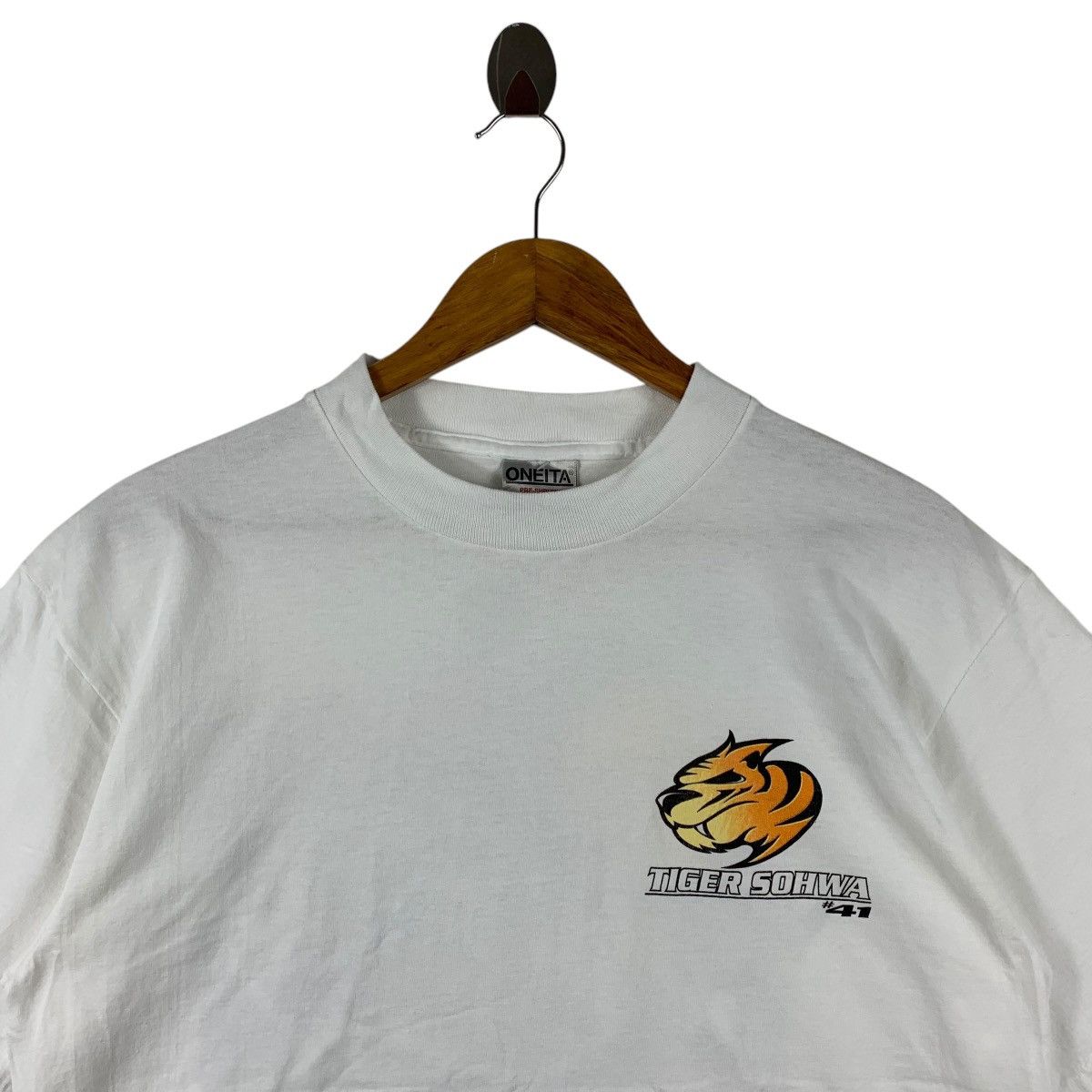 Vintage Vintage TAKAHIRO TIGER SOHWA Ducati superbike rider tee Size US L / EU 52-54 / 3 - 3 Thumbnail