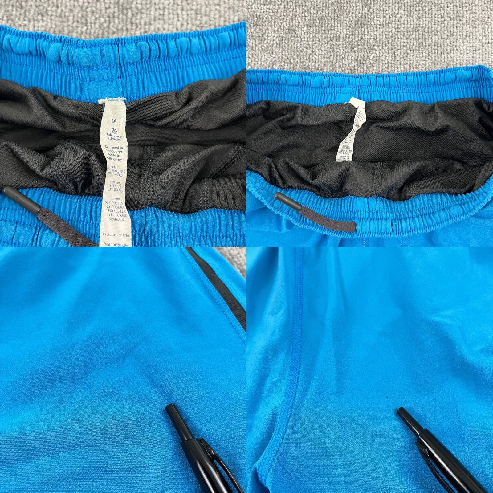 Lululemon LULULEMON Shorts Mens Medium x 8" Lined Pace Breaker Blue Running Training Gym Size US 31 - 8 Thumbnail