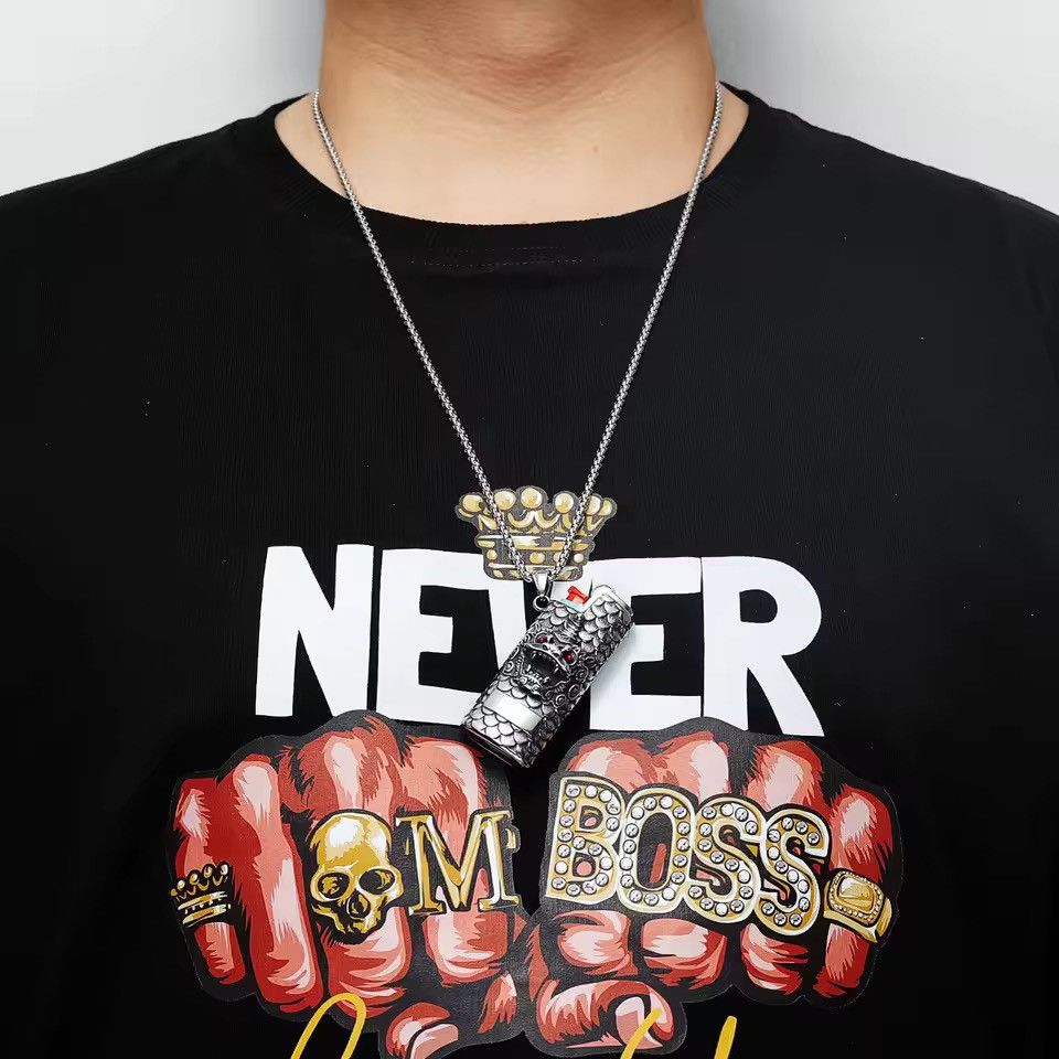 Jewelry Mythical Beasts Men Pendant + 60 cm chain Size ONE SIZE - 9 Thumbnail