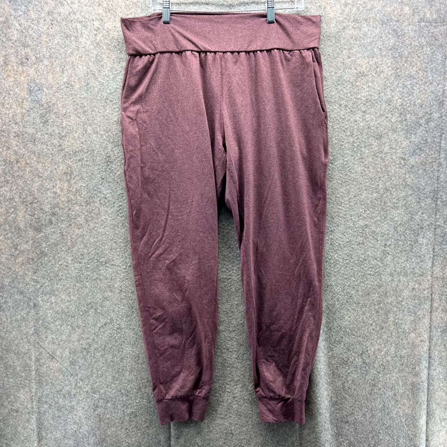 Under Armour Under armour Jogger Womens XL Purple Women Athletic Stretch Tapered Down Town Size 40" / US 18 - 2 Thumbnail