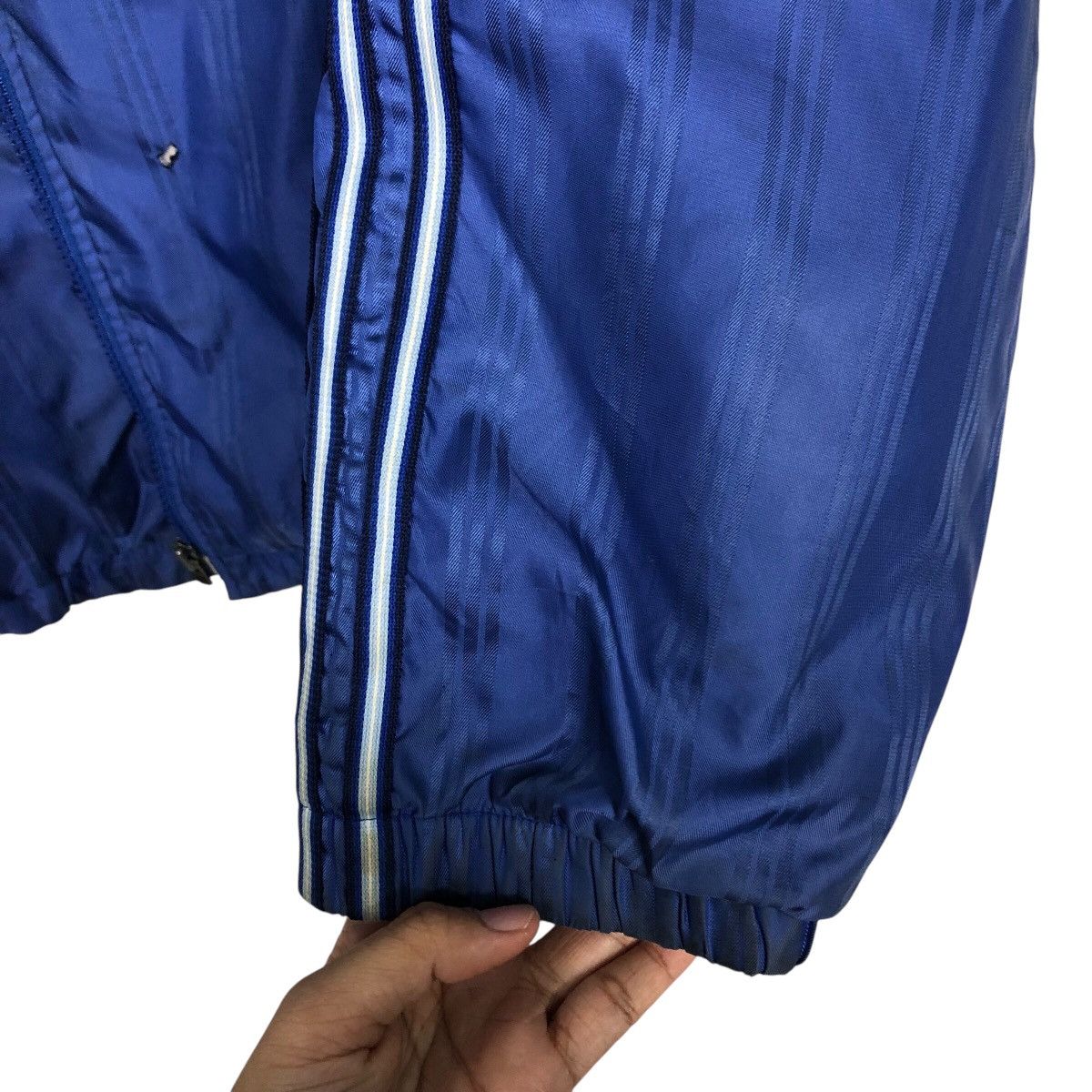 Adidas 📌Vintage Zipper Light Jacket Adidas Striped Size US M / EU 48-50 / 2 - 16 Thumbnail