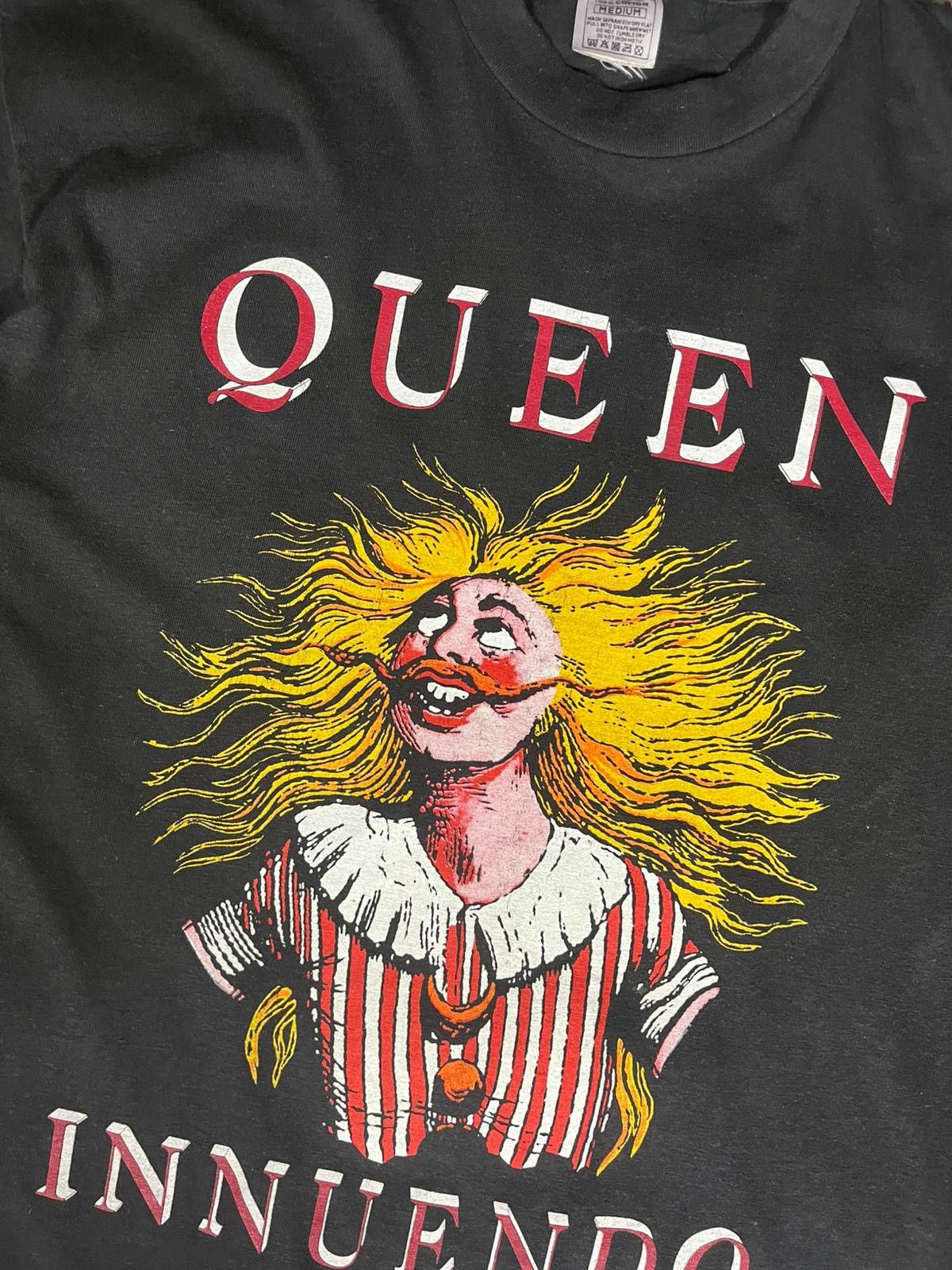 Band Tees Queen 1991 Innuendo Vintage Tshirt Music Album RARE Freddie Size US M / EU 48-50 / 2 - 3 Thumbnail