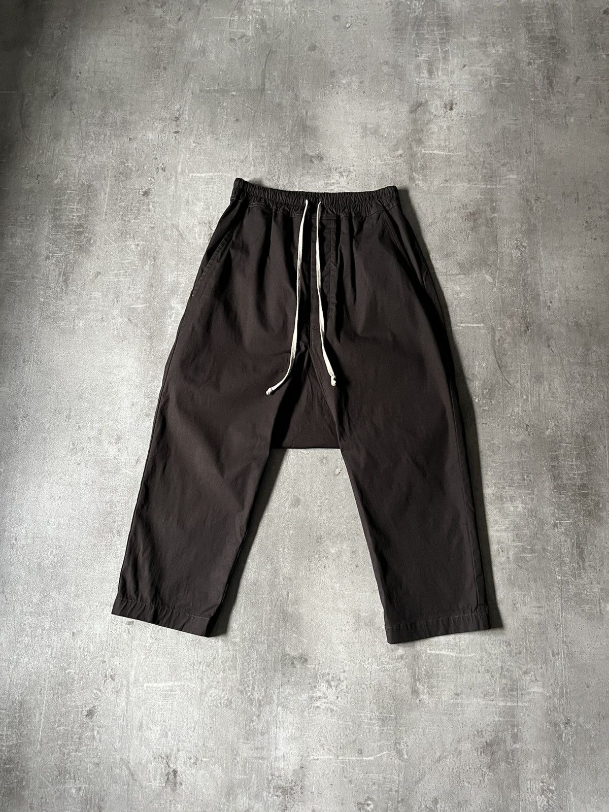 Rick Owens Rick Owens Strobe FW22 Drop Crotch Trousers | Grailed