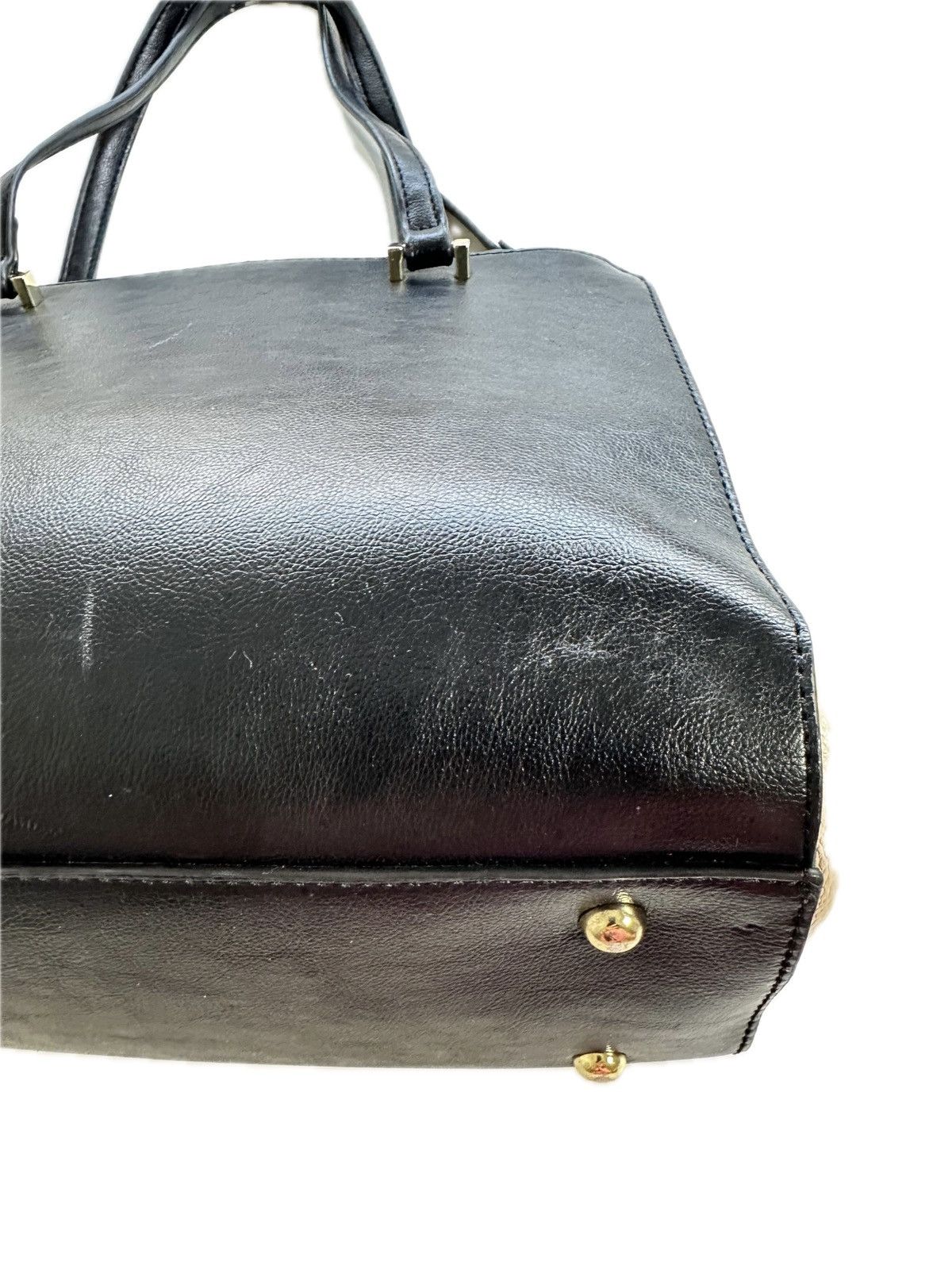 Kate Spade Kate Spade Matthew Dr Black Leather Satchel Two-Tone Gusset Size ONE SIZE - 9 Thumbnail
