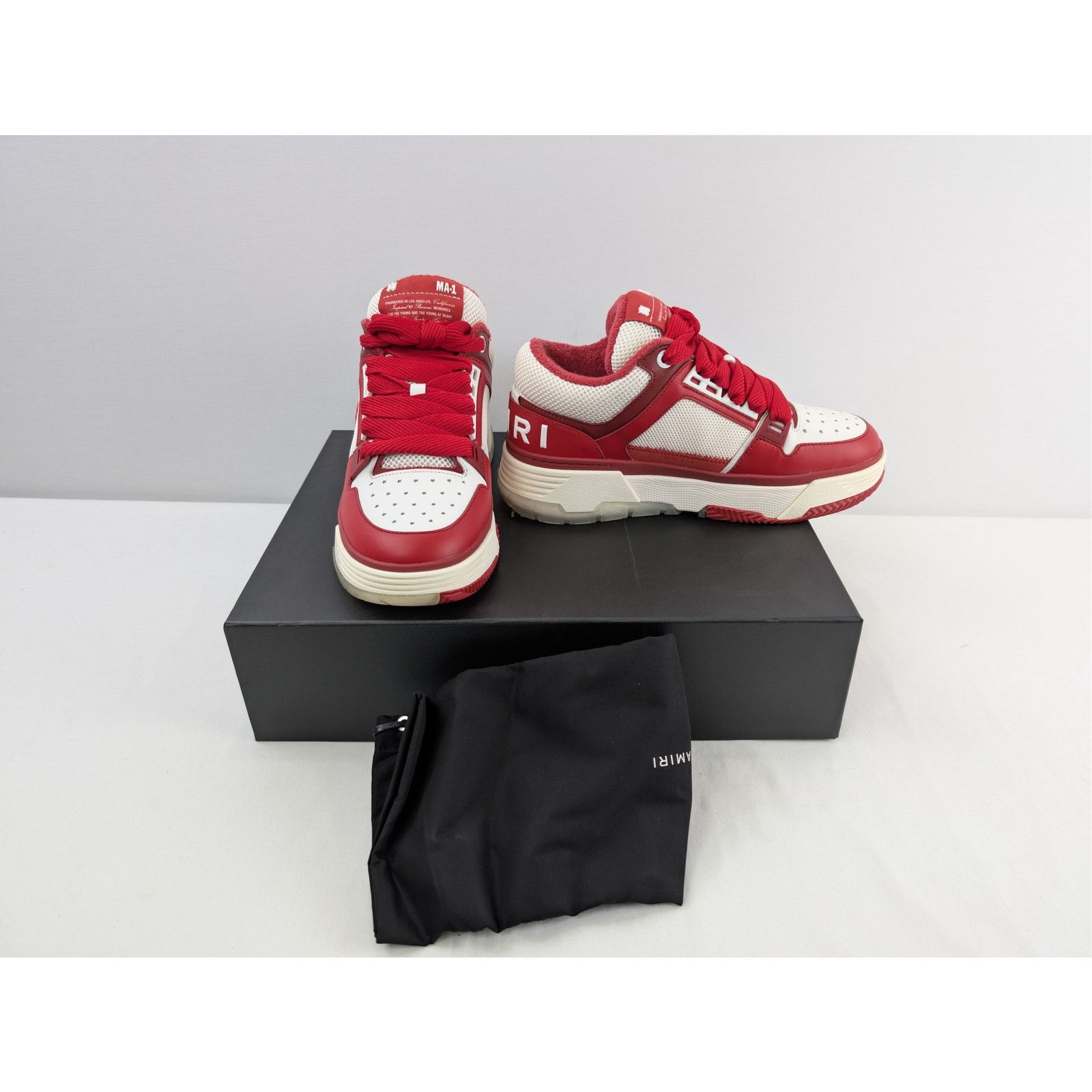 Amiri o1rshd1 MA-1 Sneakers in Alabaster Red Size US 10 / EU 43 - 19 Thumbnail