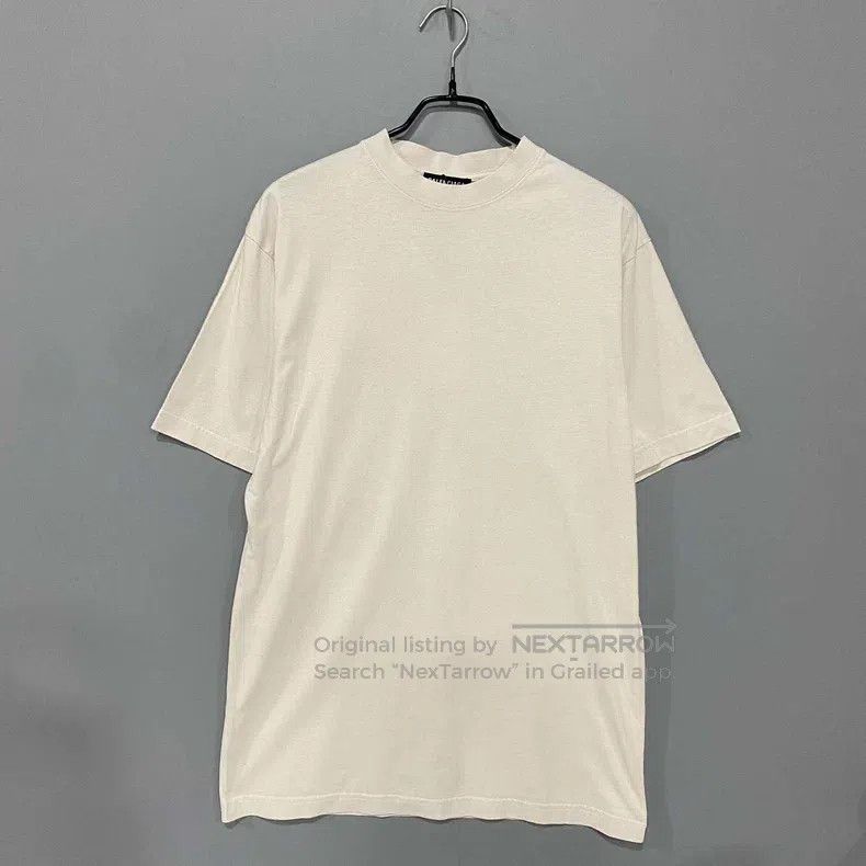 Balenciaga Balenciaga Hem Embroidered Logo Short Sleeve Size US S / EU 44-46 / 1 - 3 Thumbnail
