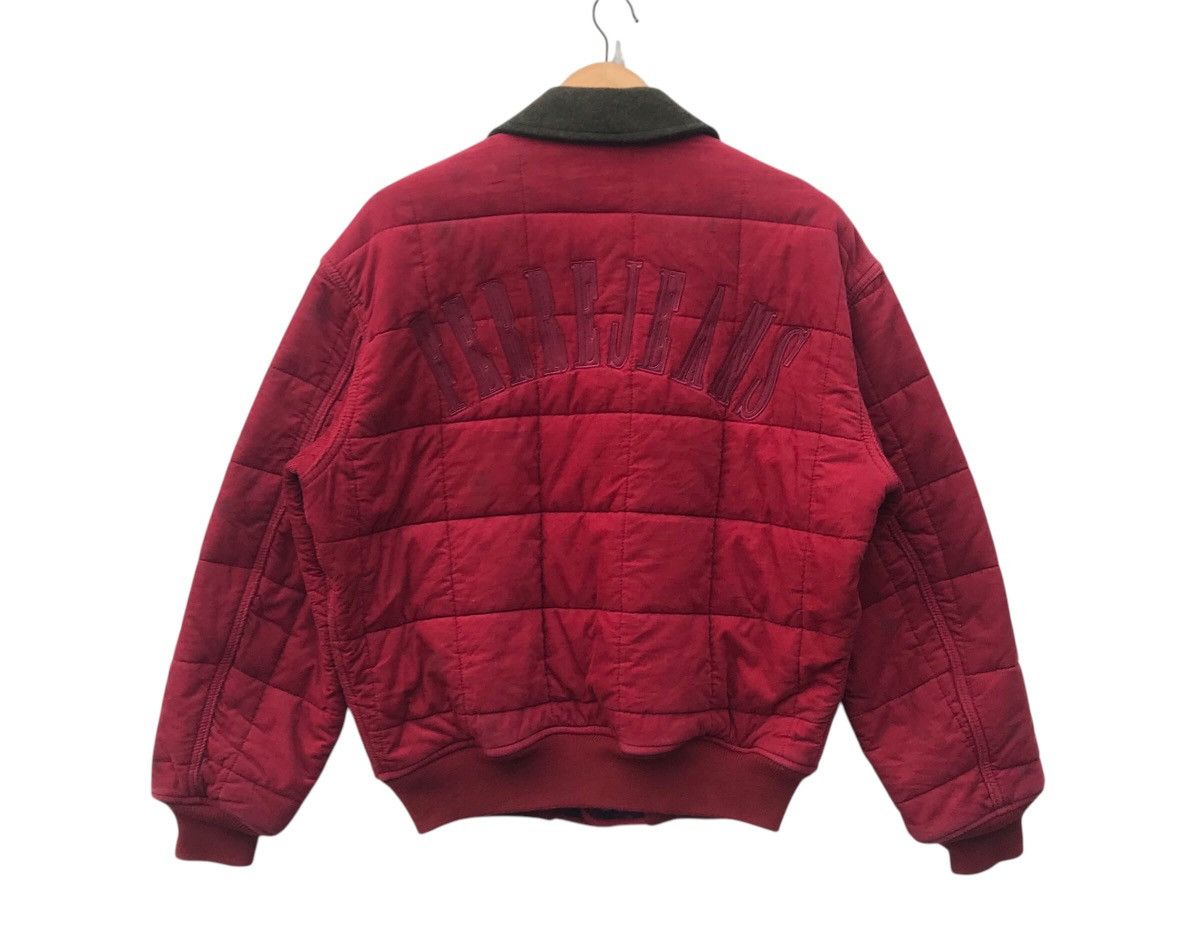 Ferre Ferre Jeans Italy Bombers Corduroy Spellout Jacket (STAINS) Size US M / EU 48-50 / 2 - 2 Thumbnail