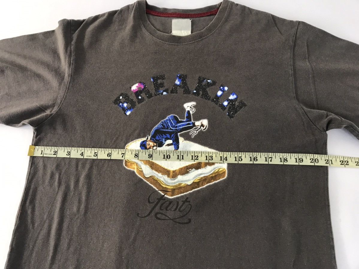 Vintage 90s Breakin Fast Breakdance Sandwich Printed Tee Unisex Wear Size US L / EU 52-54 / 3 - 8 Thumbnail