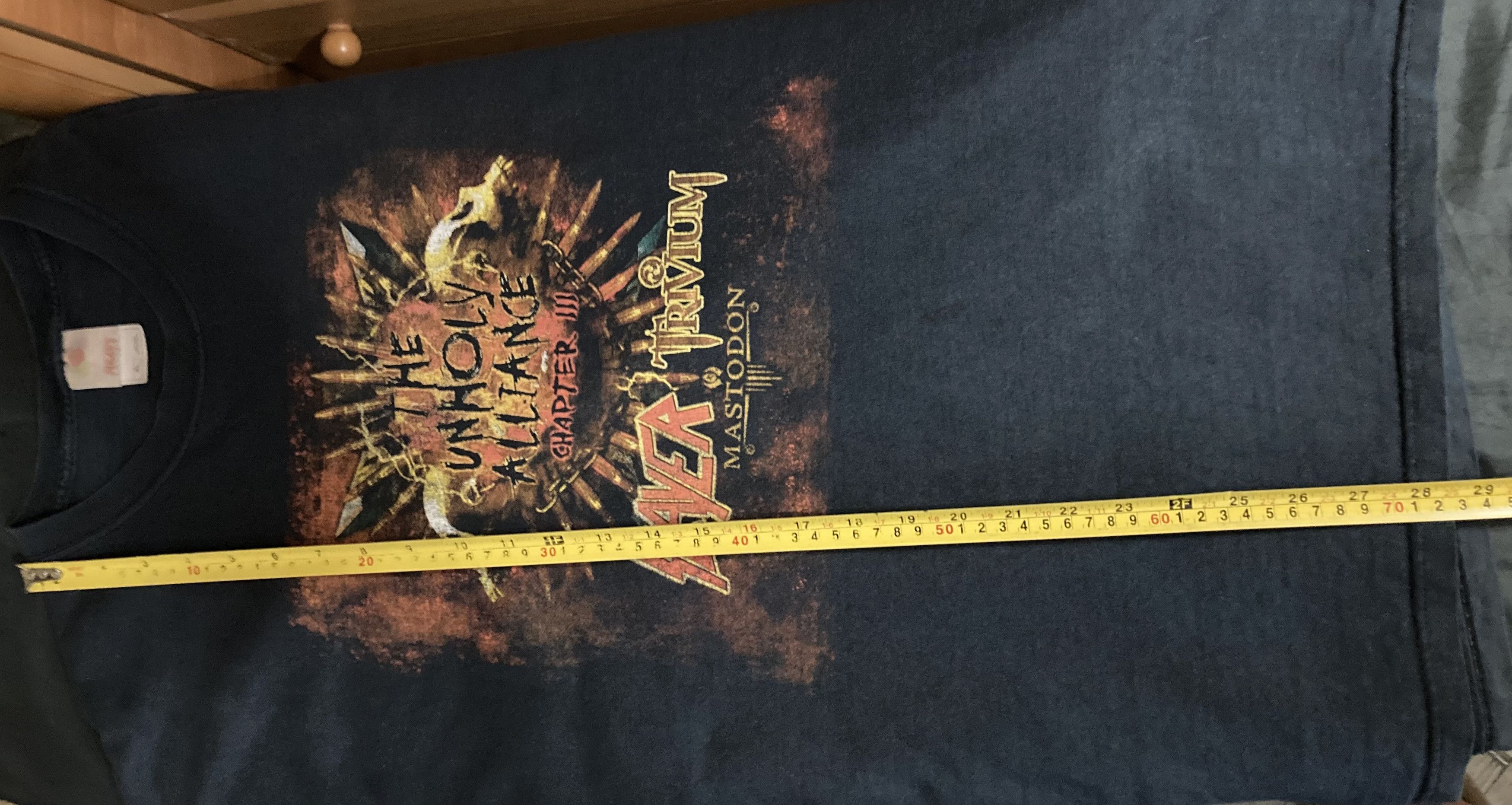 Slayer Rare 2008 Unholy Alliance Slayer Trivium Mastodon Tour Tee Size US XL / EU 56 / 4 - 7 Thumbnail