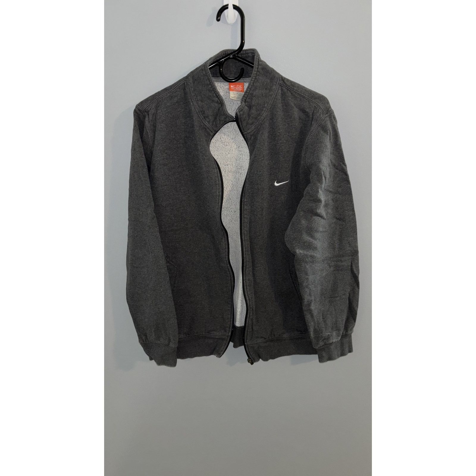 Nike Nike Gray zip up sweater size large Size L / US 10 / IT 46 - 1 Thumbnail
