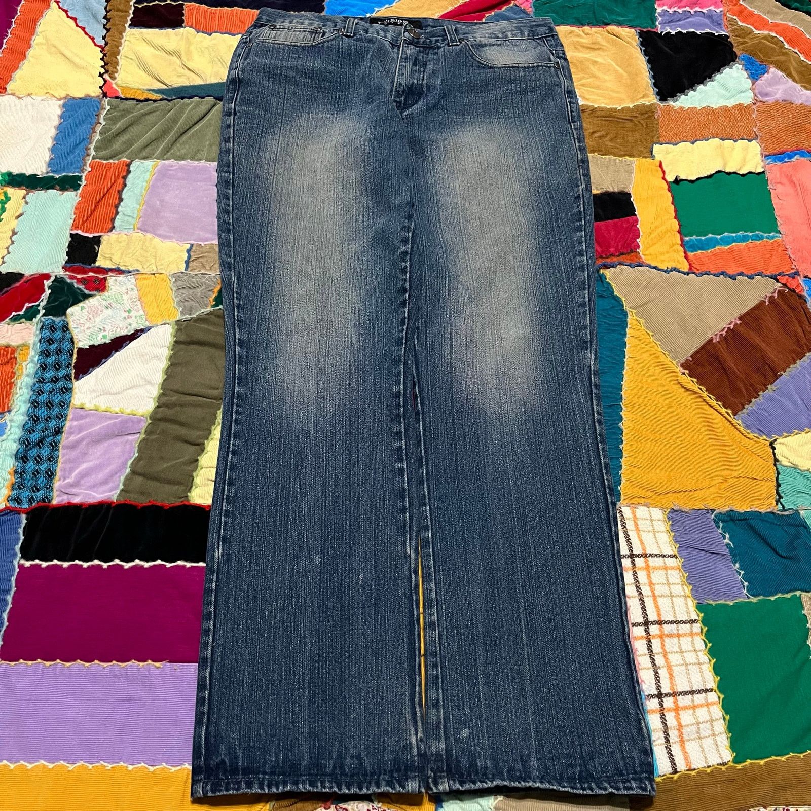 Other Y2K Indigo Thirty Faded Skater Blue Baggy Jeans 34Wx32L Size US 34 / EU 50 - 1 Thumbnail