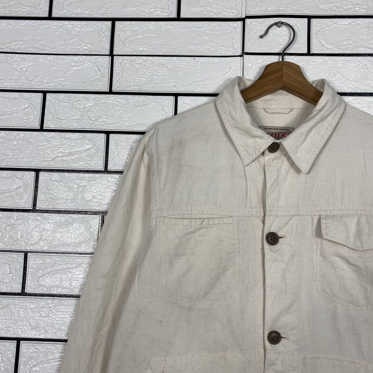 Japanese Brand 📌Detroit Duck Canvas Chore Work Jacket Carter's Issey Miyake Size US M / EU 48-50 / 2 - 8 Thumbnail