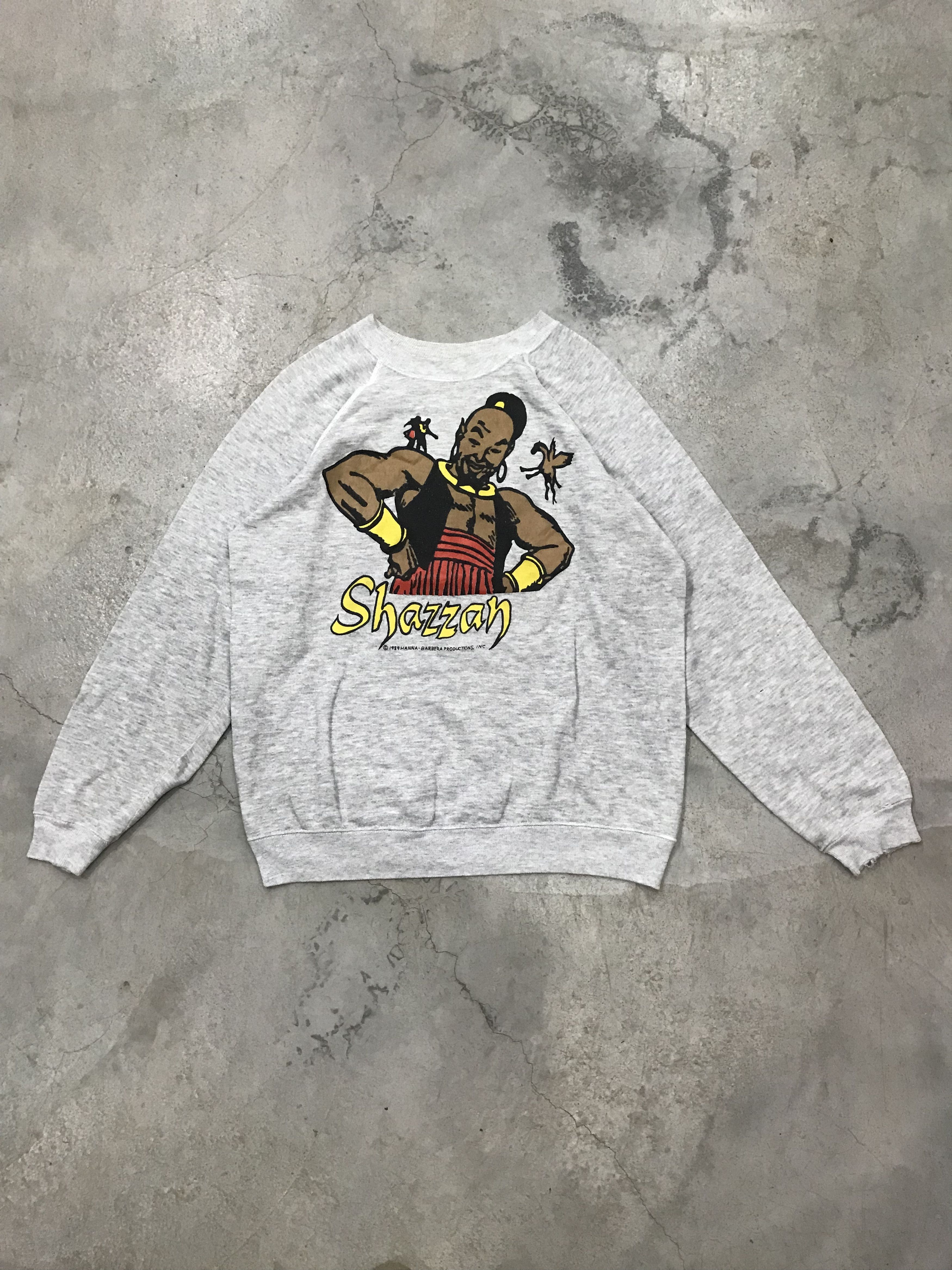 Hanes VINTAGE DISTRESSED SHAZZAN HANNA BARBERA 1989 SWEATSHIRT Size US L / EU 52-54 / 3 - 1 Thumbnail