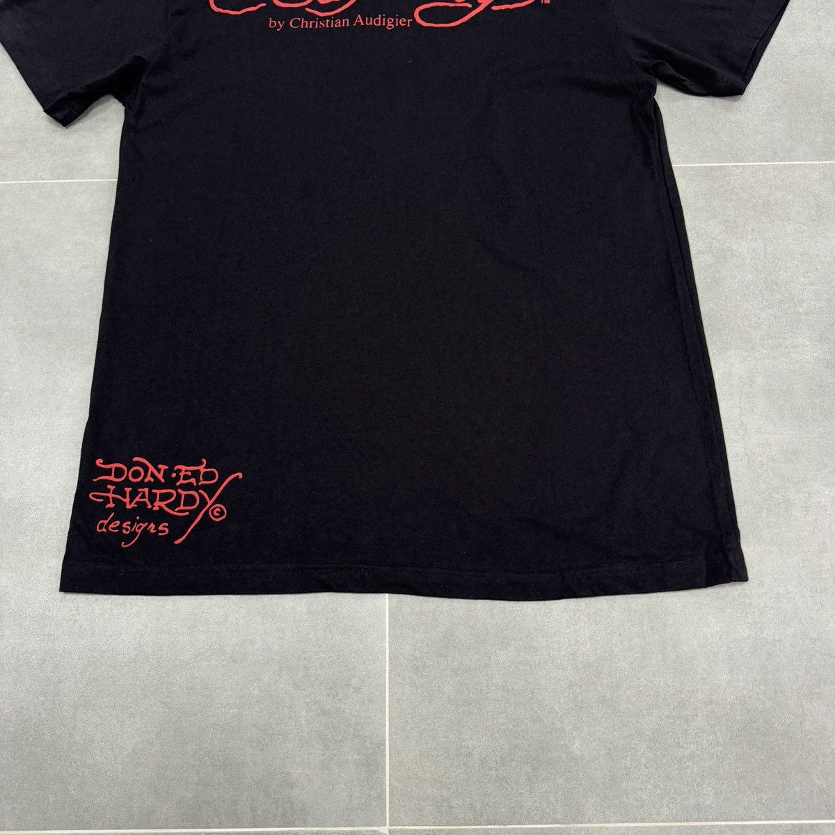 Ed Hardy Ed Hardy by Christian Audigier Tattoo Skull T-Shirt with Tag Size US XL / EU 56 / 4 - 14 Thumbnail