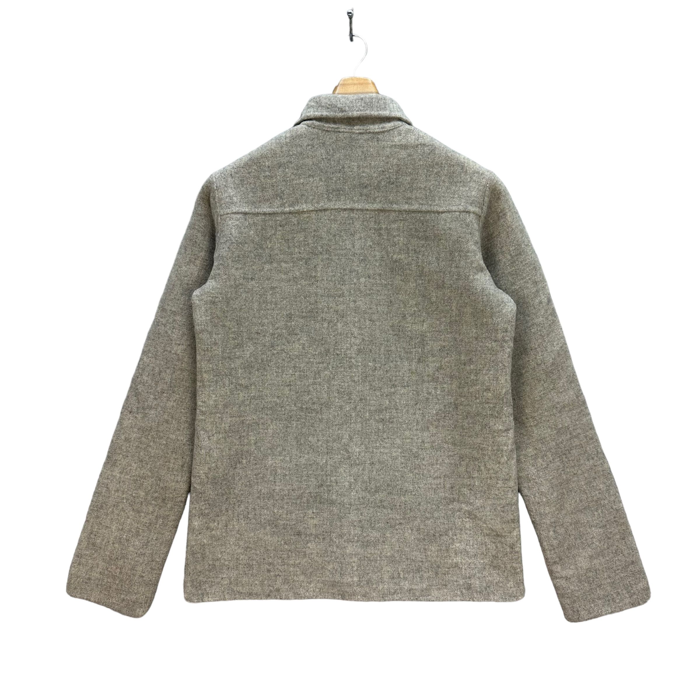 Issey Miyake TSUMORI CHISATO SNAP BUTTON WOOL SHIRT #7871-186 Size S / US 4 / IT 40 - 10 Thumbnail