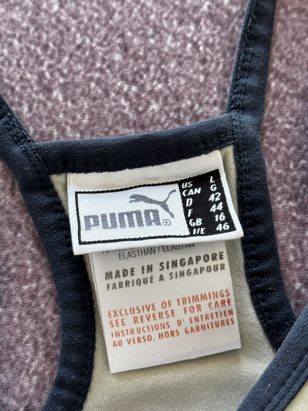 Puma Vintage Puma 00s Aesthetic Unique Crop Top Size L / US 10 / IT 46 - 6 Thumbnail