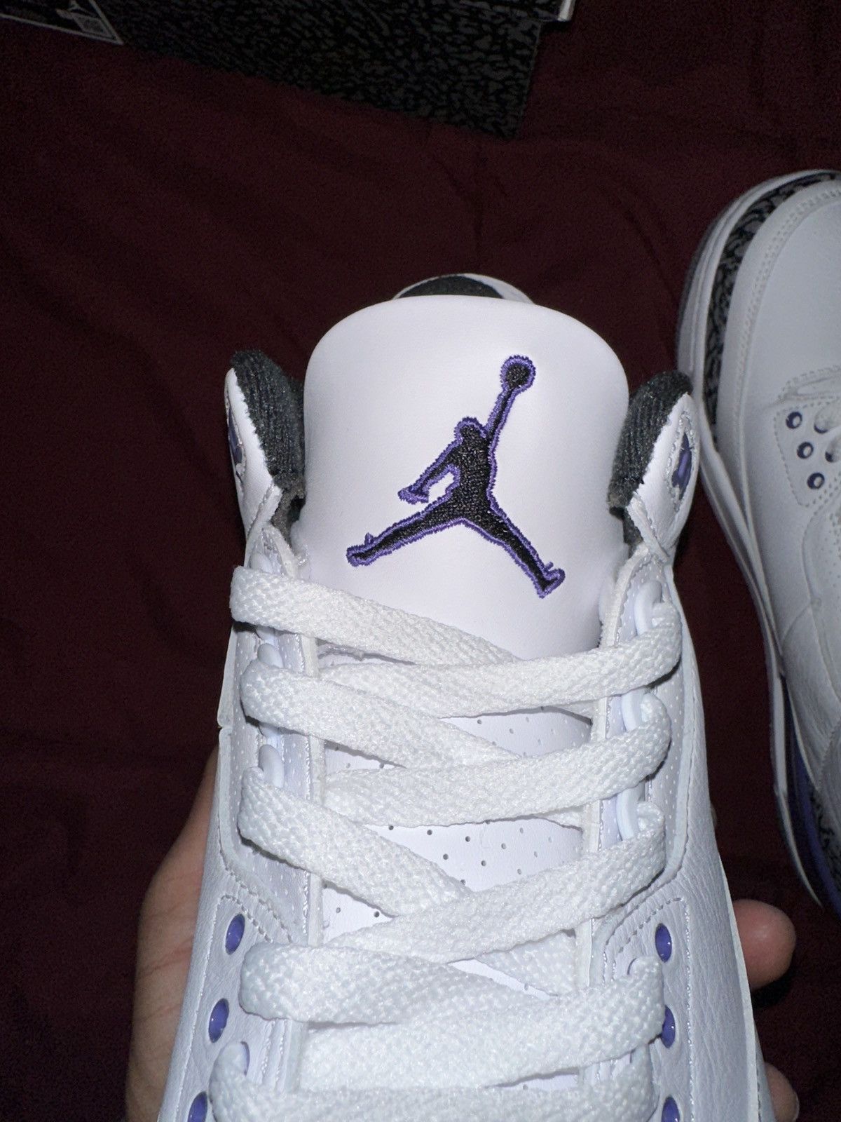 Jordan Brand Jordan 3 DARK IRIS👾 Size US 10.5 / EU 43-44 - 4 Thumbnail