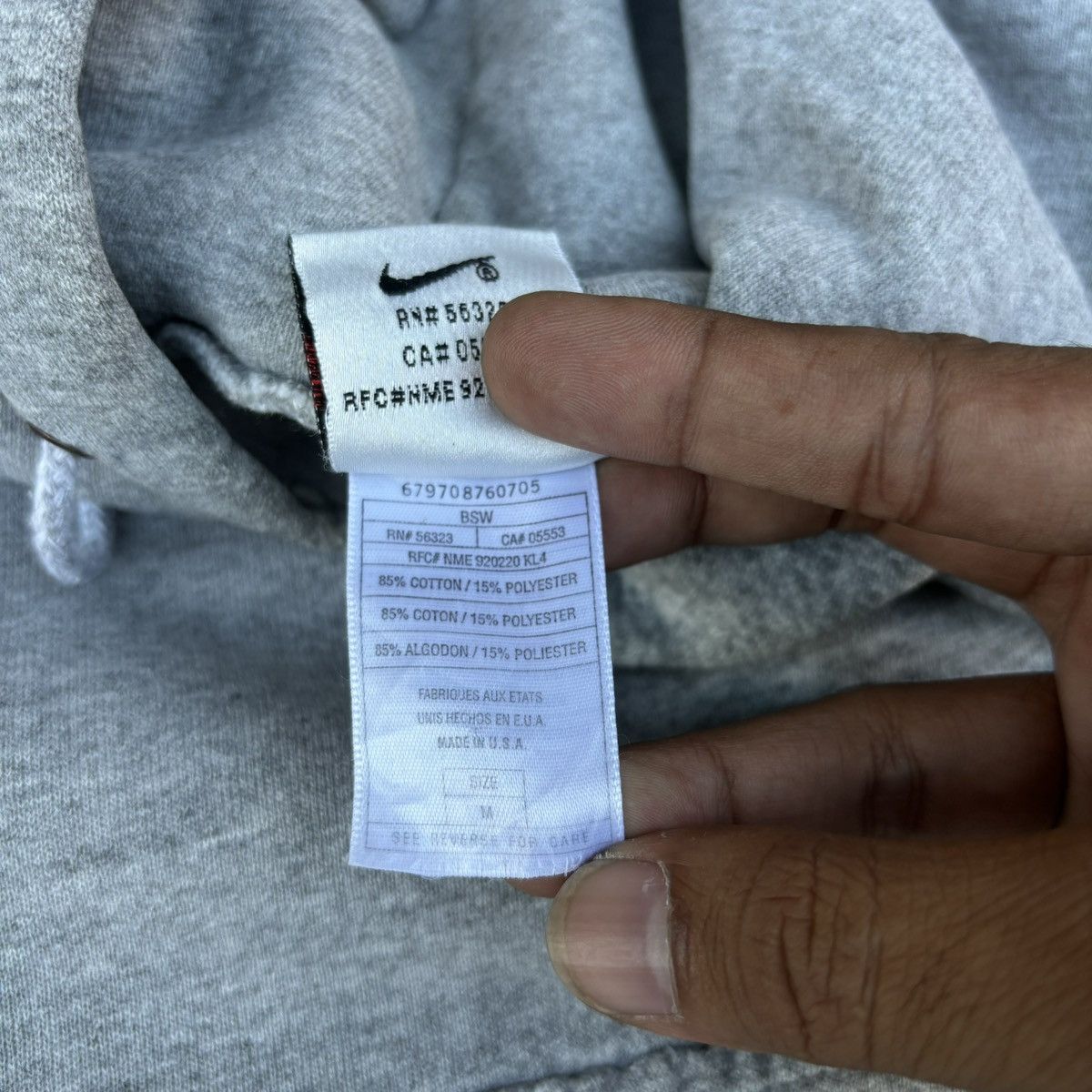 Nike × Vintage Vintage Nike Hoodie Size US M / EU 48-50 / 2 - 6 Thumbnail